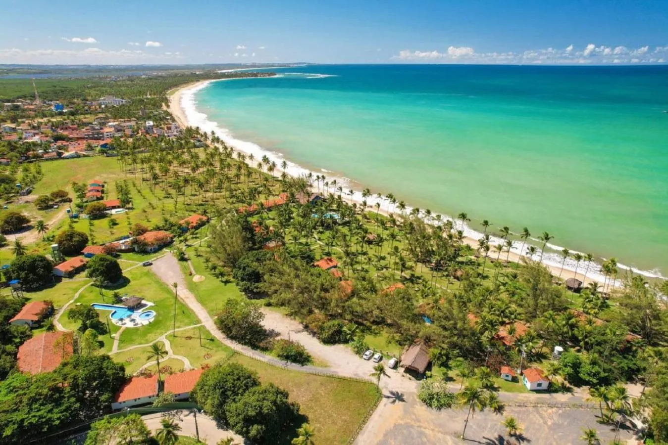 Bird's eye view in Pousada Xalés de Maracaípe