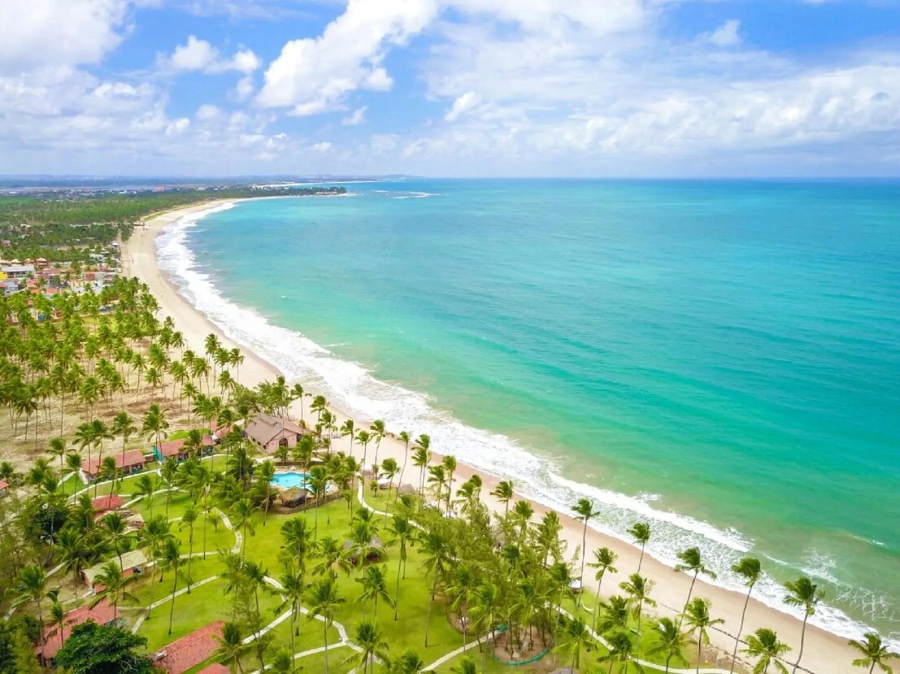 Bird's eye view in Pousada Xalés de Maracaípe