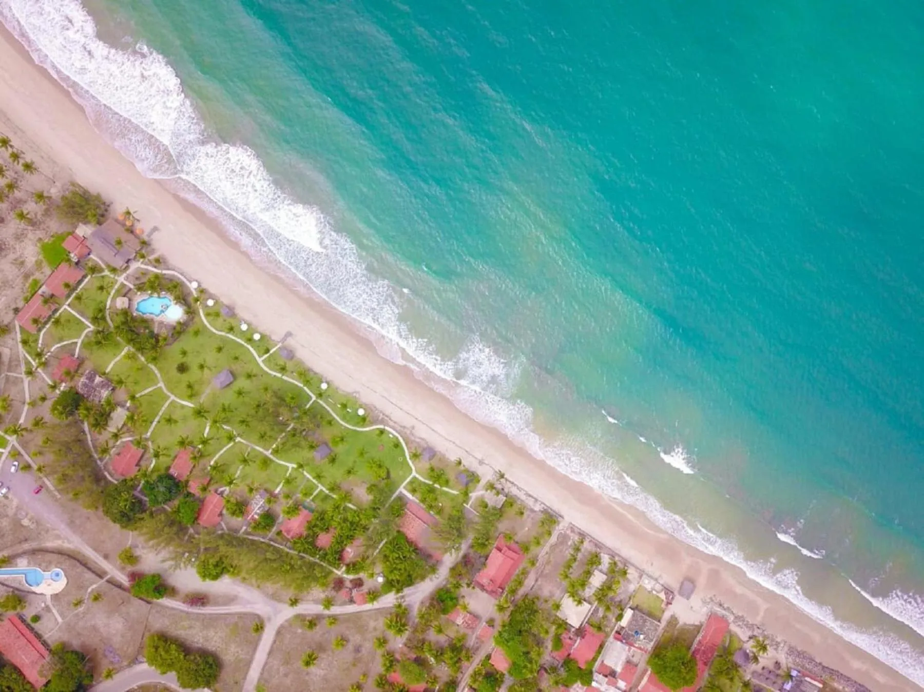 Bird's eye view in Pousada Xalés de Maracaípe
