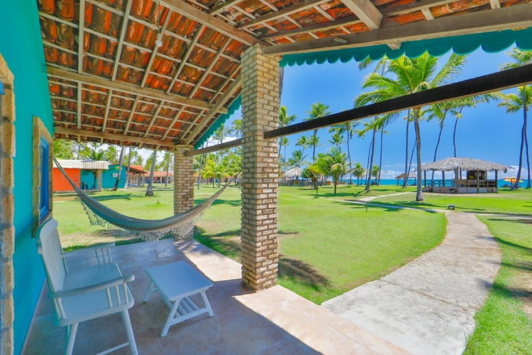 Patio in Pousada Xalés de Maracaípe