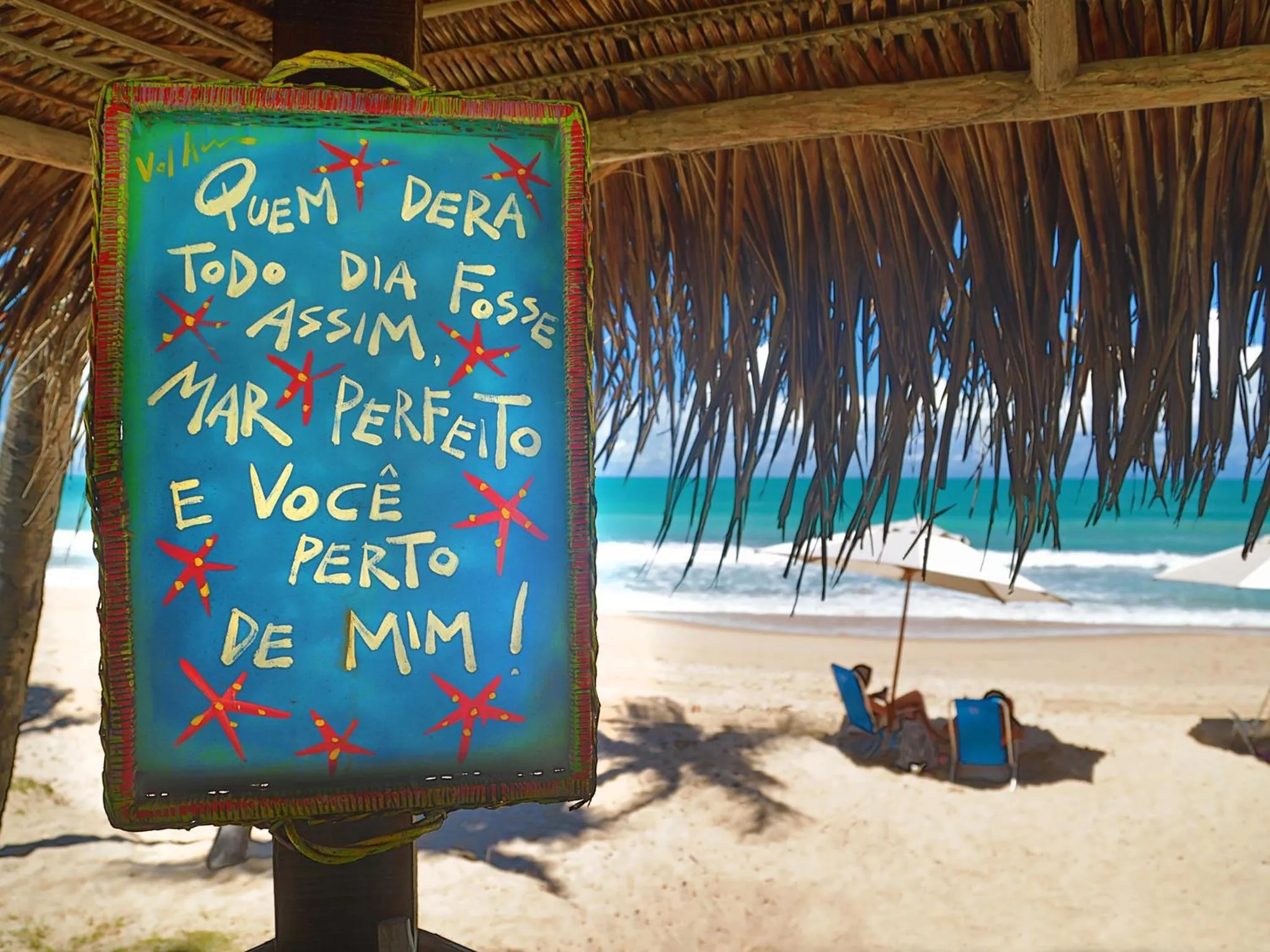 Decorative detail in Pousada Xalés de Maracaípe