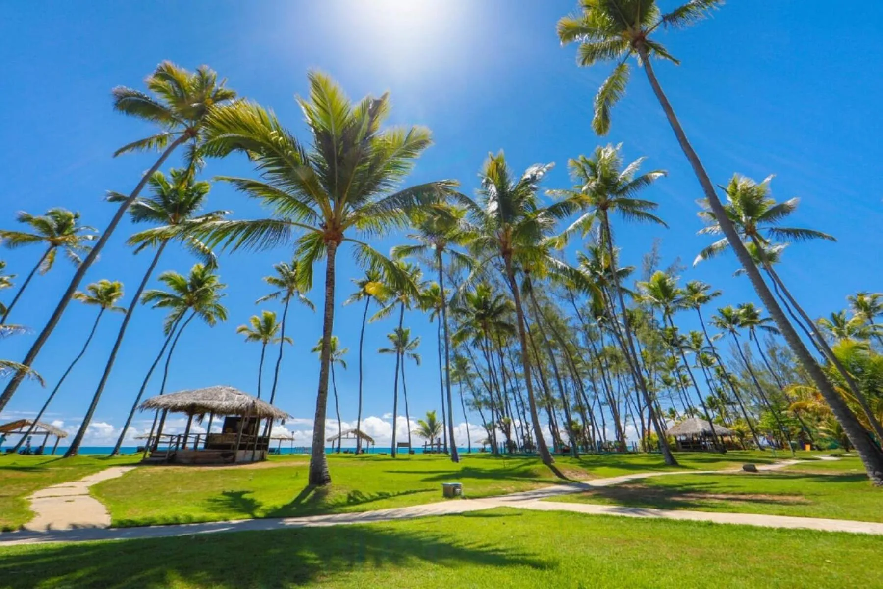 Garden in Pousada Xalés de Maracaípe