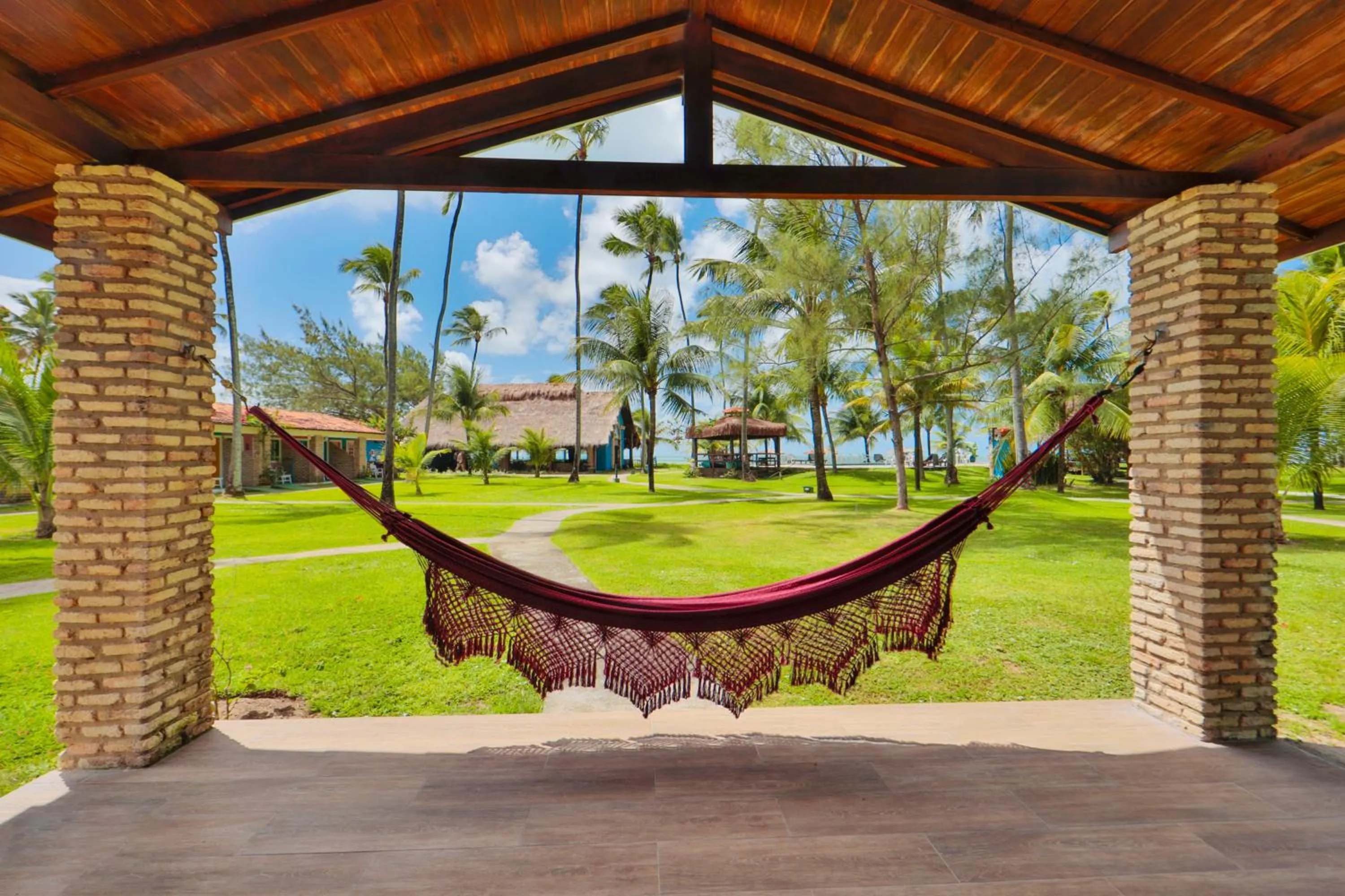 Patio in Pousada Xalés de Maracaípe