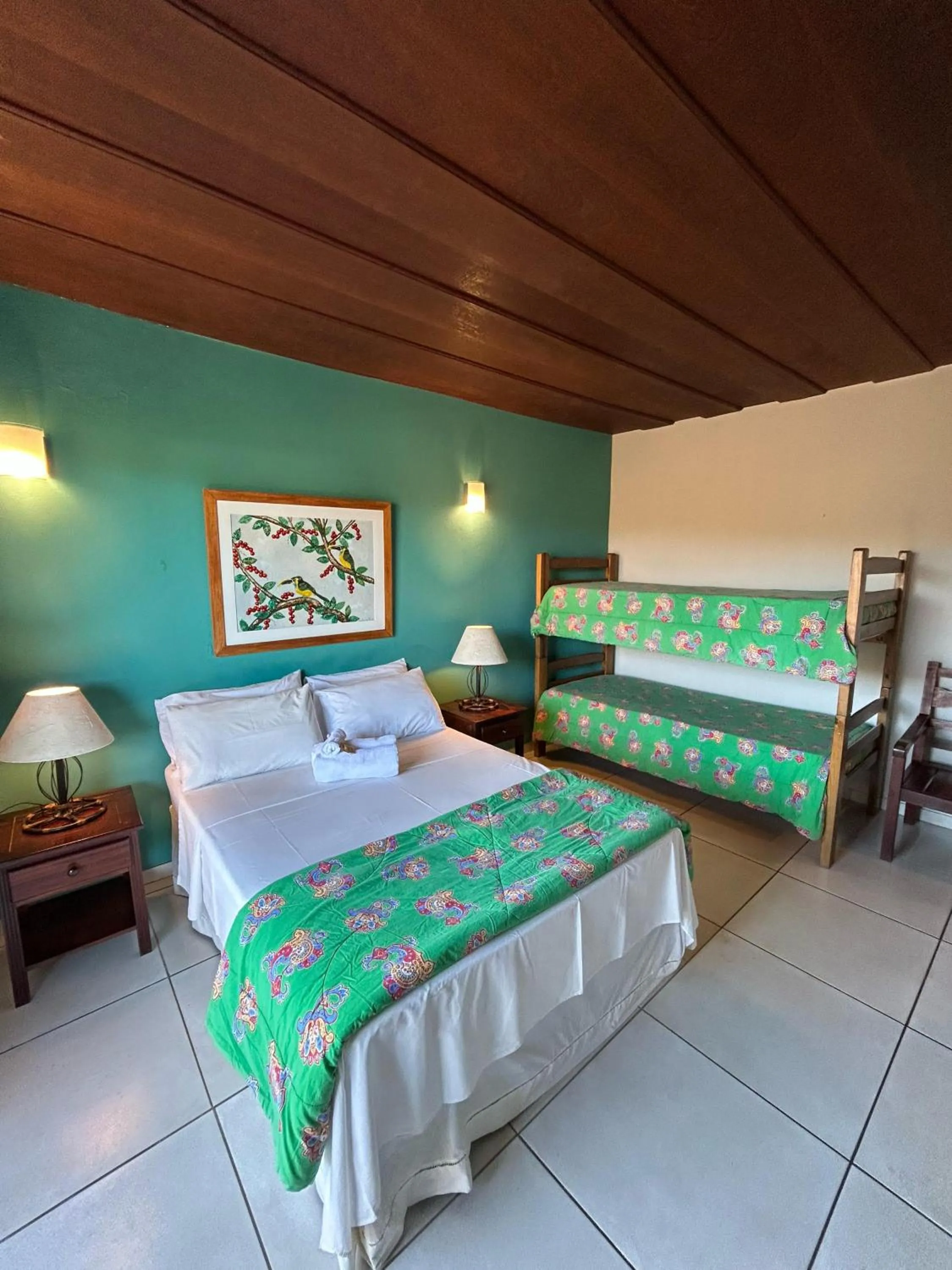 Bed in Pousada Solar D Alcina