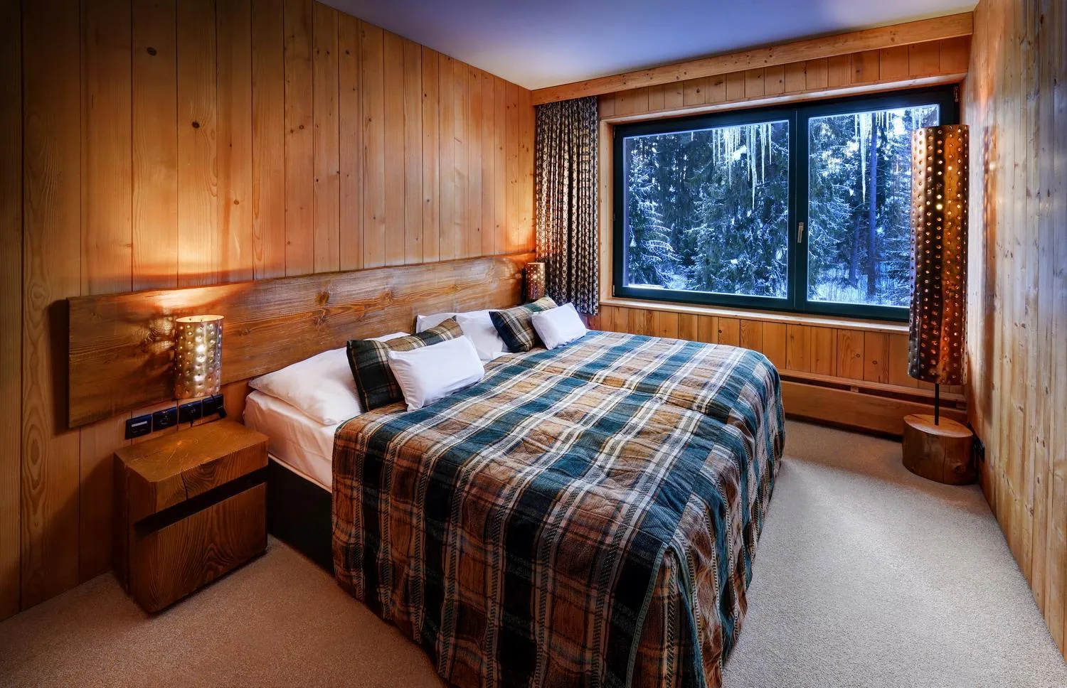 View (from property/room), Bed in Hotel Tri Studničky - Adult friendly