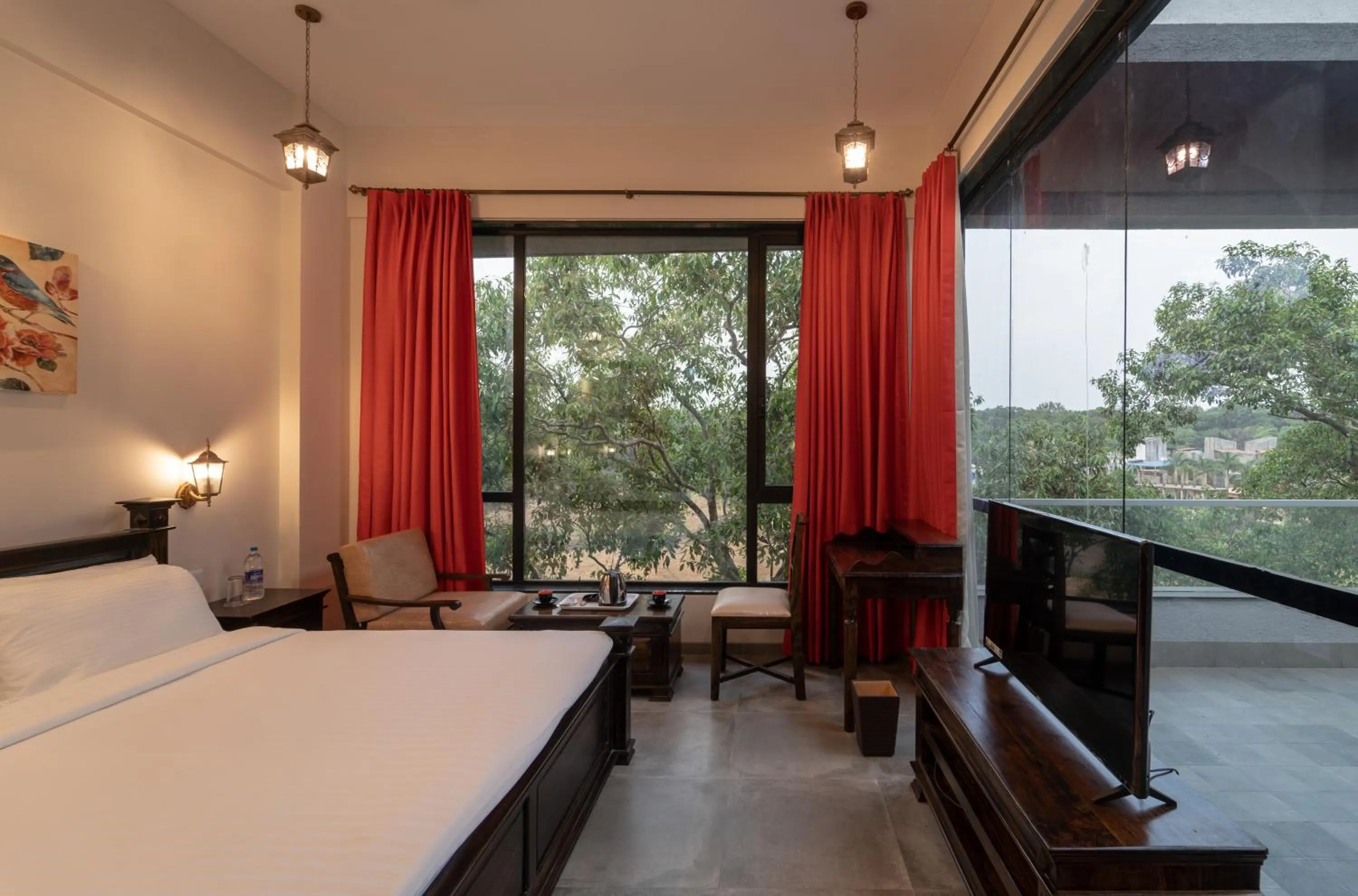 Photo of the whole room, Bed in Triose Boutique Hotel Lonavala