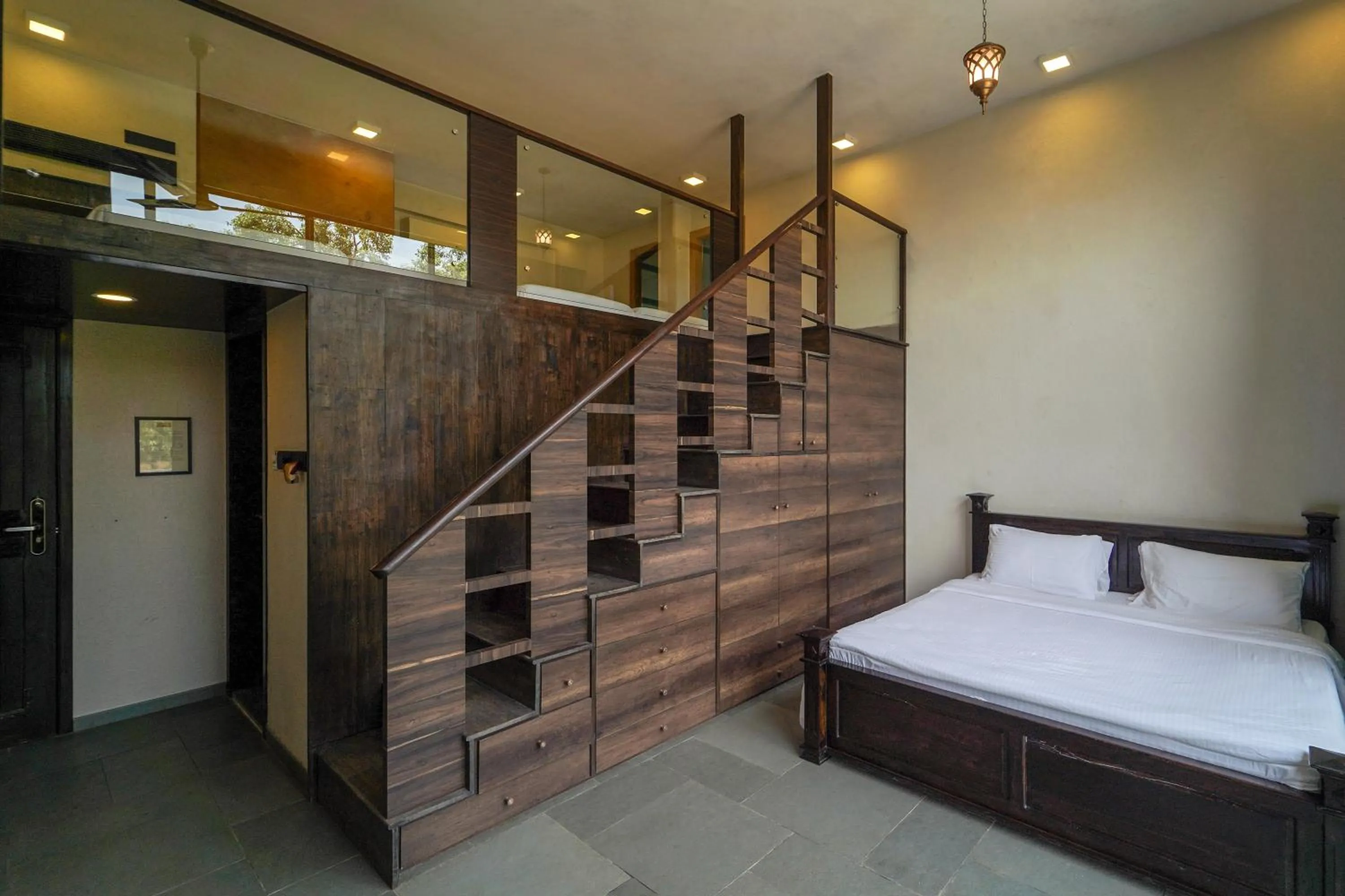 Photo of the whole room, Bed in Triose Boutique Hotel Lonavala