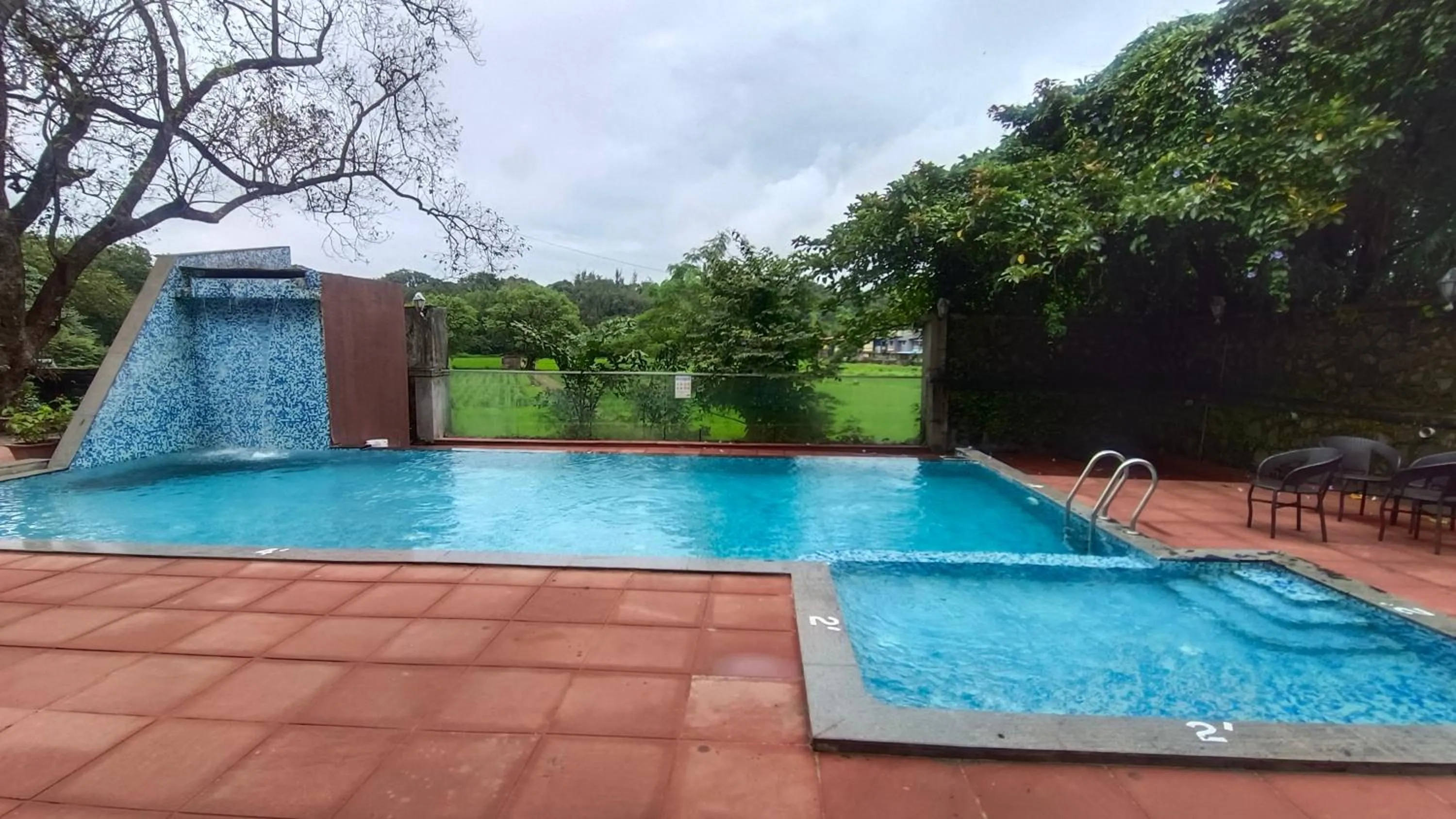Pool view in Triose Boutique Hotel Lonavala