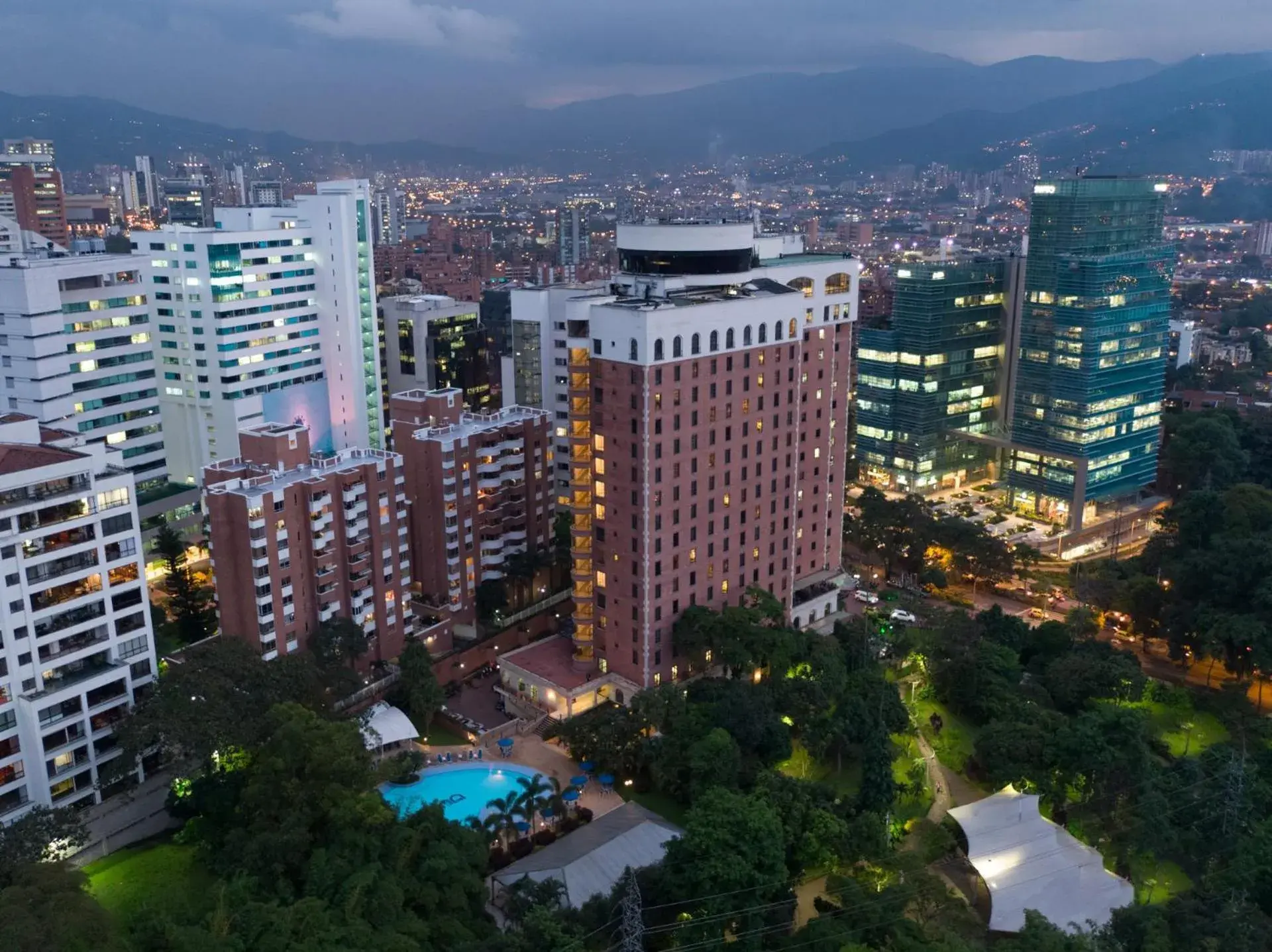 Property building in Hotel Dann Carlton Medellín Property building in Hotel Dann Carlton Medellín