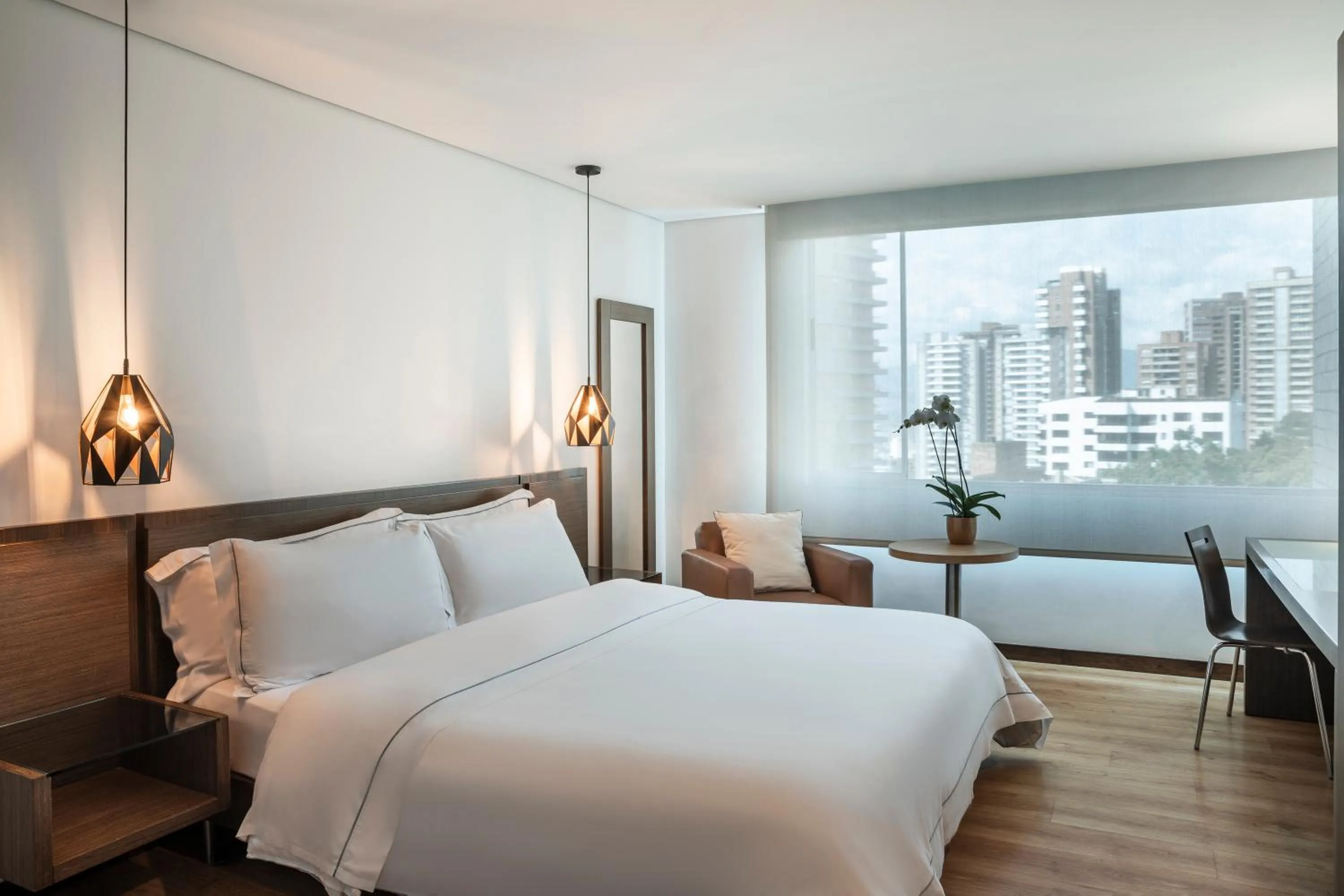 Bed in Hotel Poblado Alejandria