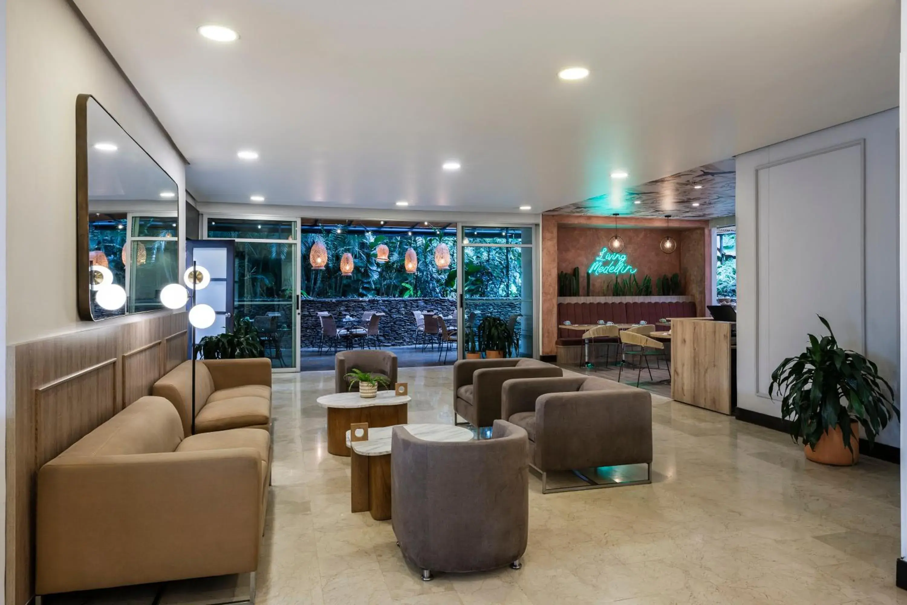 Living room in Hotel Poblado Alejandria Living room in Hotel Poblado Alejandria