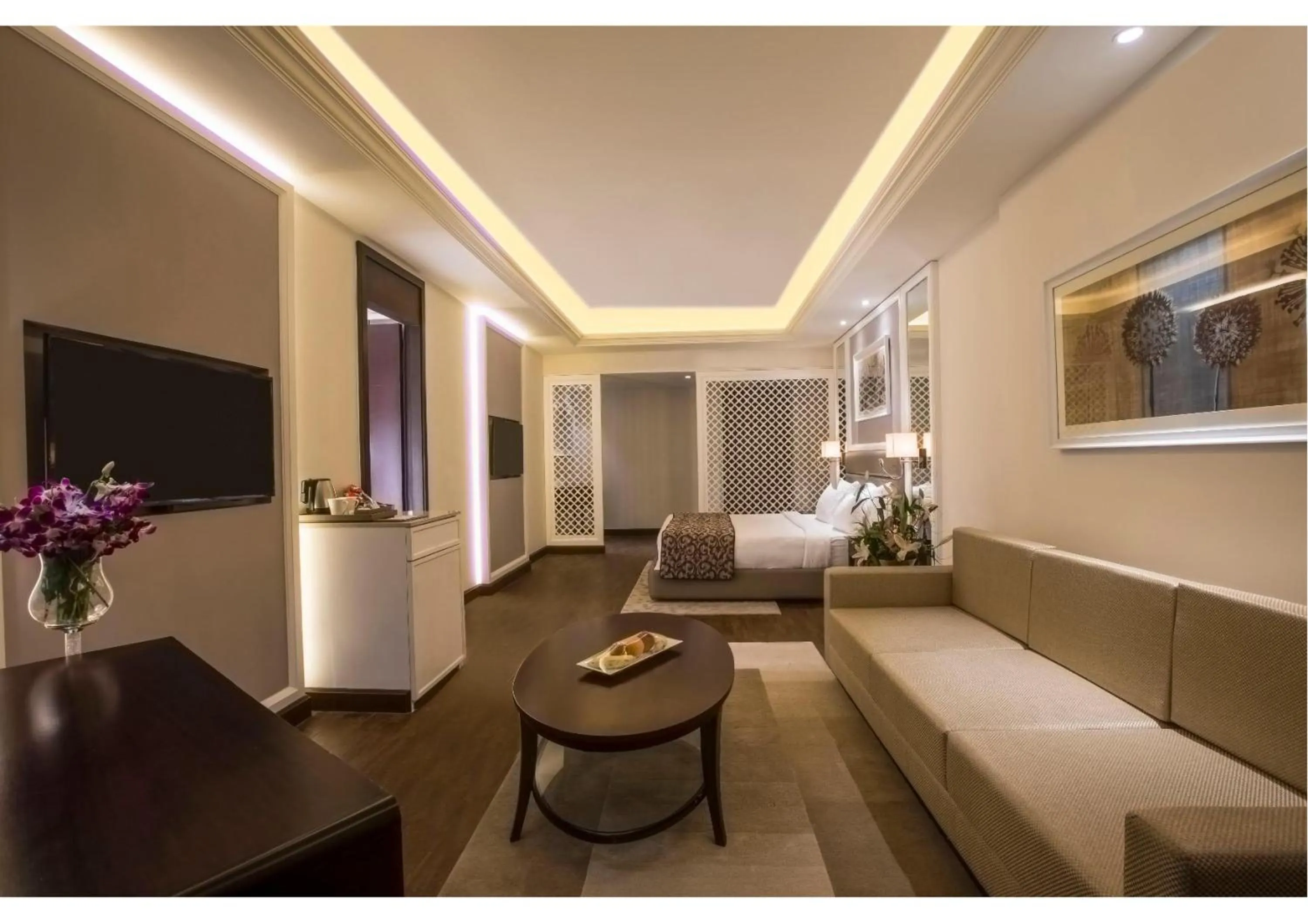 Seating area in Singhania Sarovar Portico