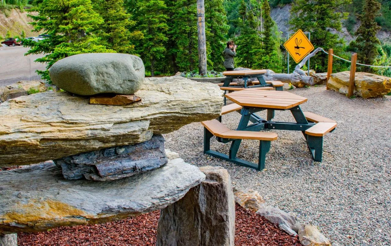 Patio in Grande Denali Lodge