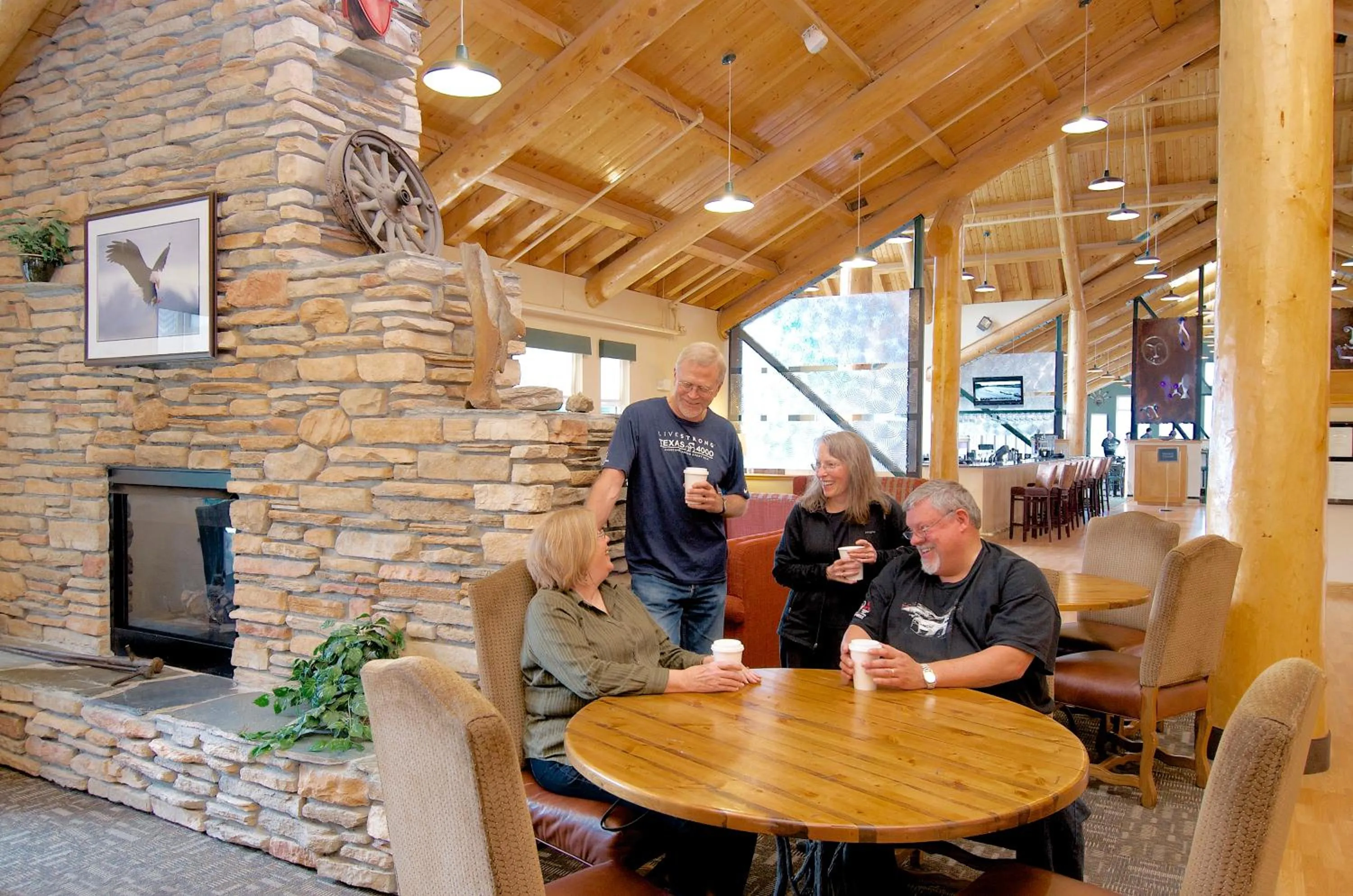 People in Grande Denali Lodge