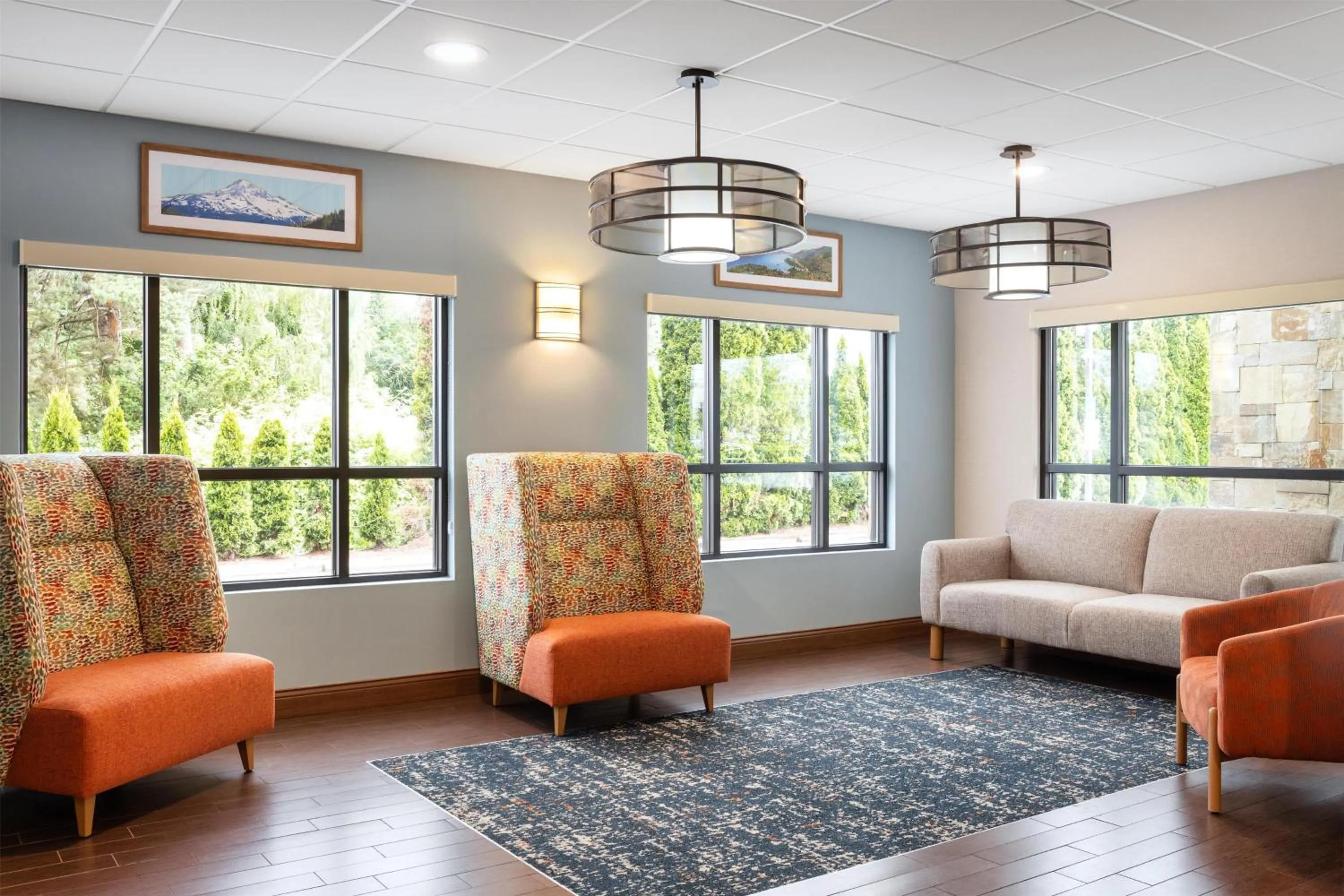 Lobby or reception in Hampton Inn Portland East