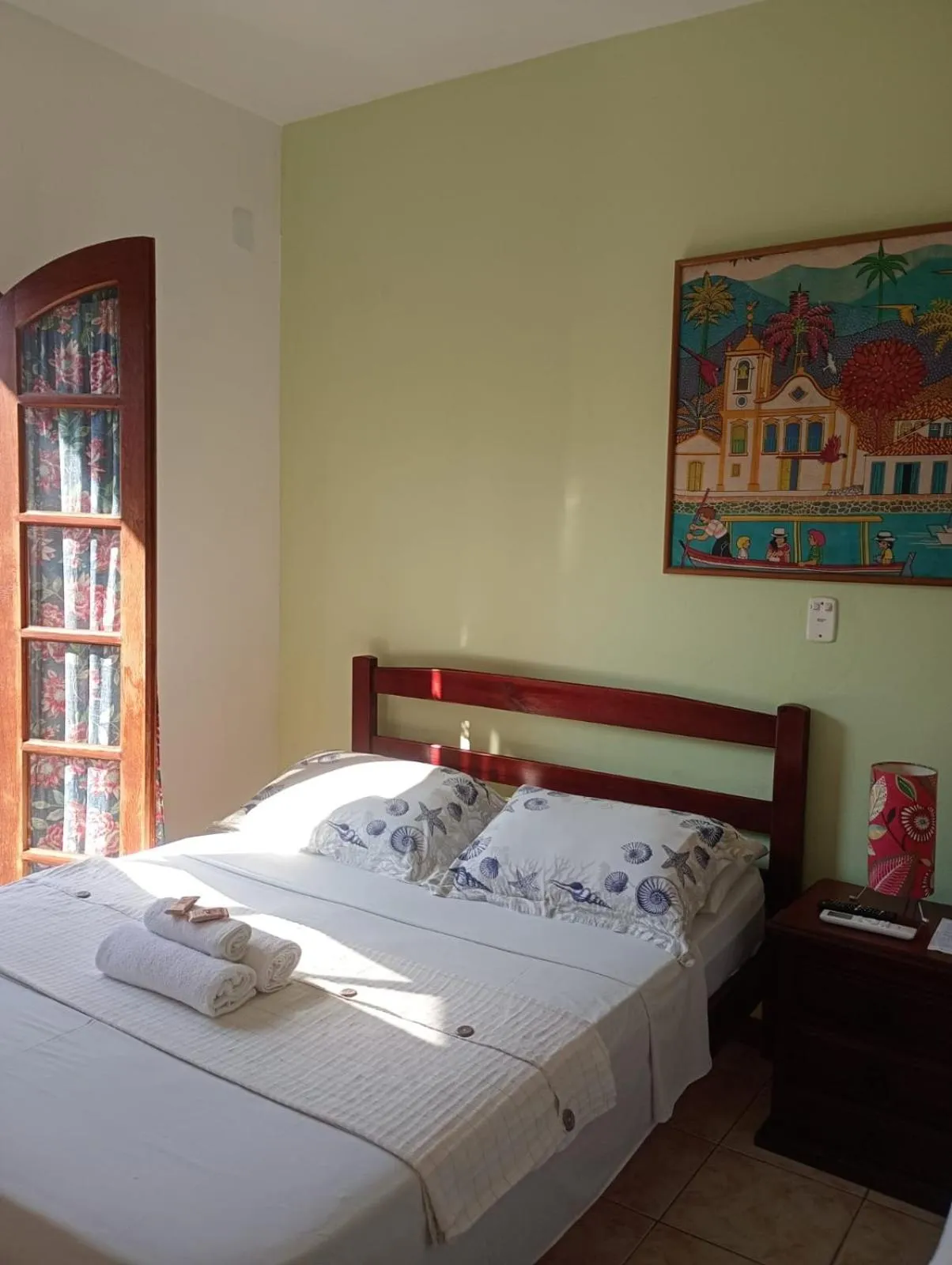 Bed in Pousada Alecrim Dourado