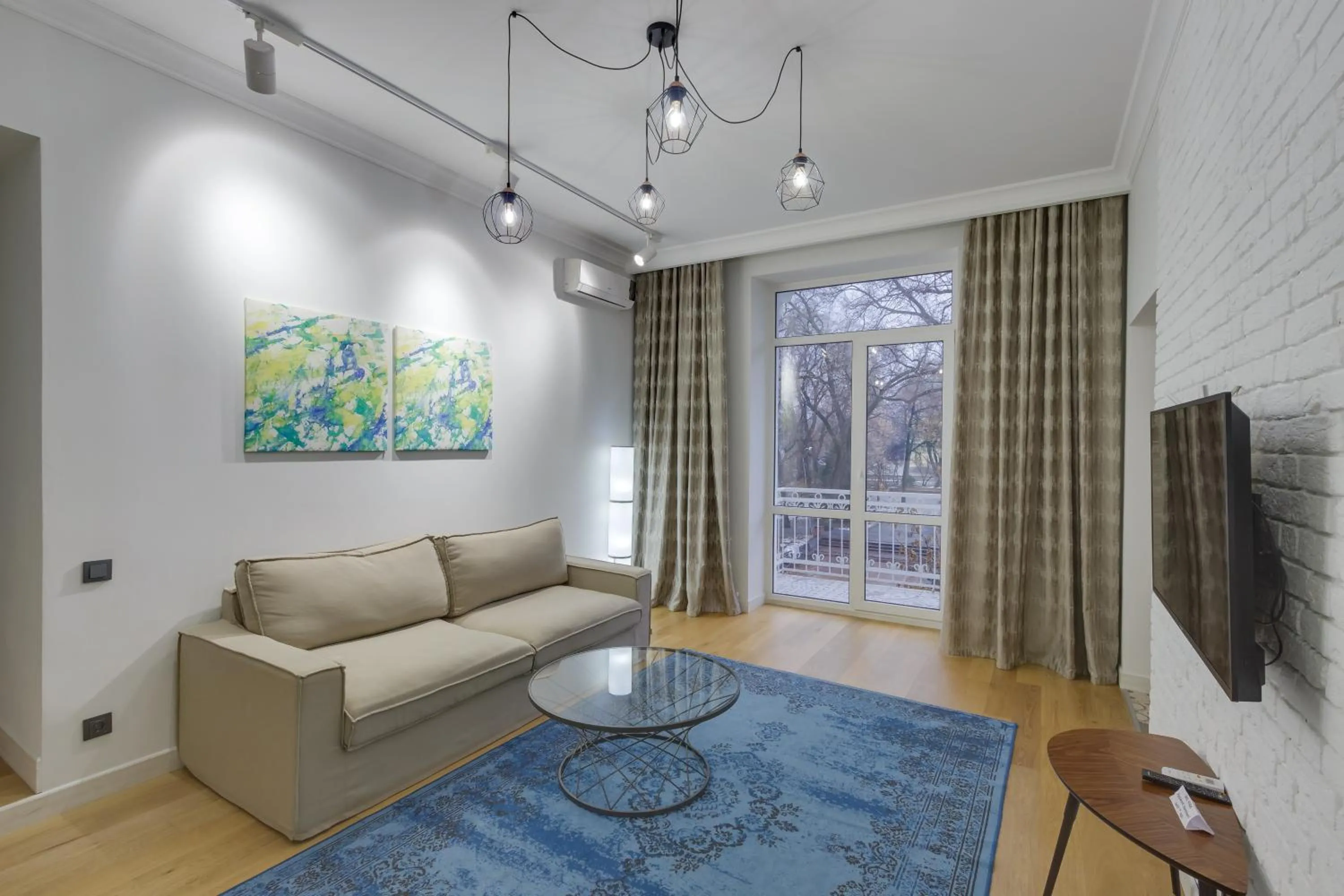 Living room in Opera Apartments Almaty