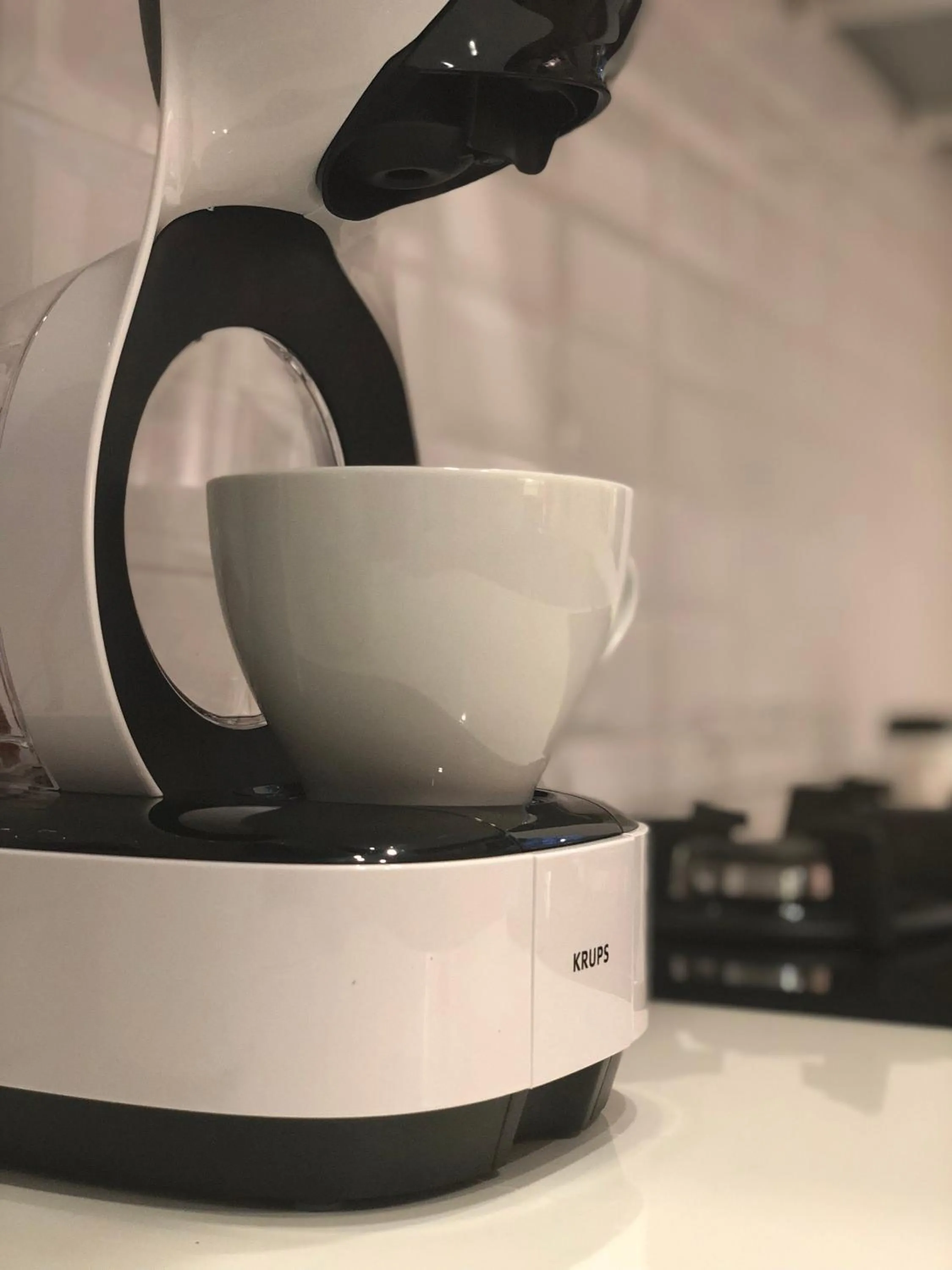 Kitchen or kitchenette in Opera Apartments Almaty