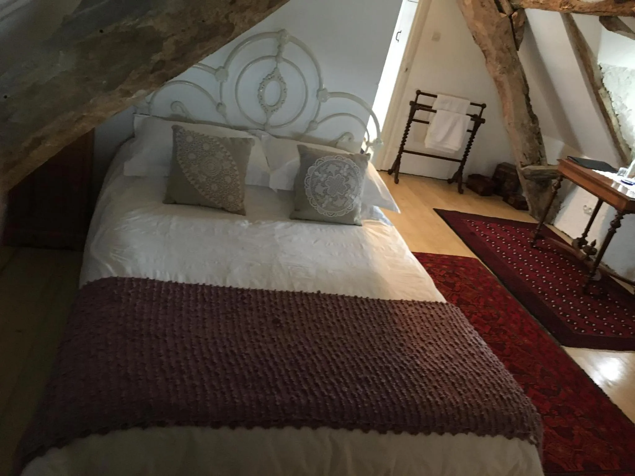 Bed in Pérard Chambres D’Hotes