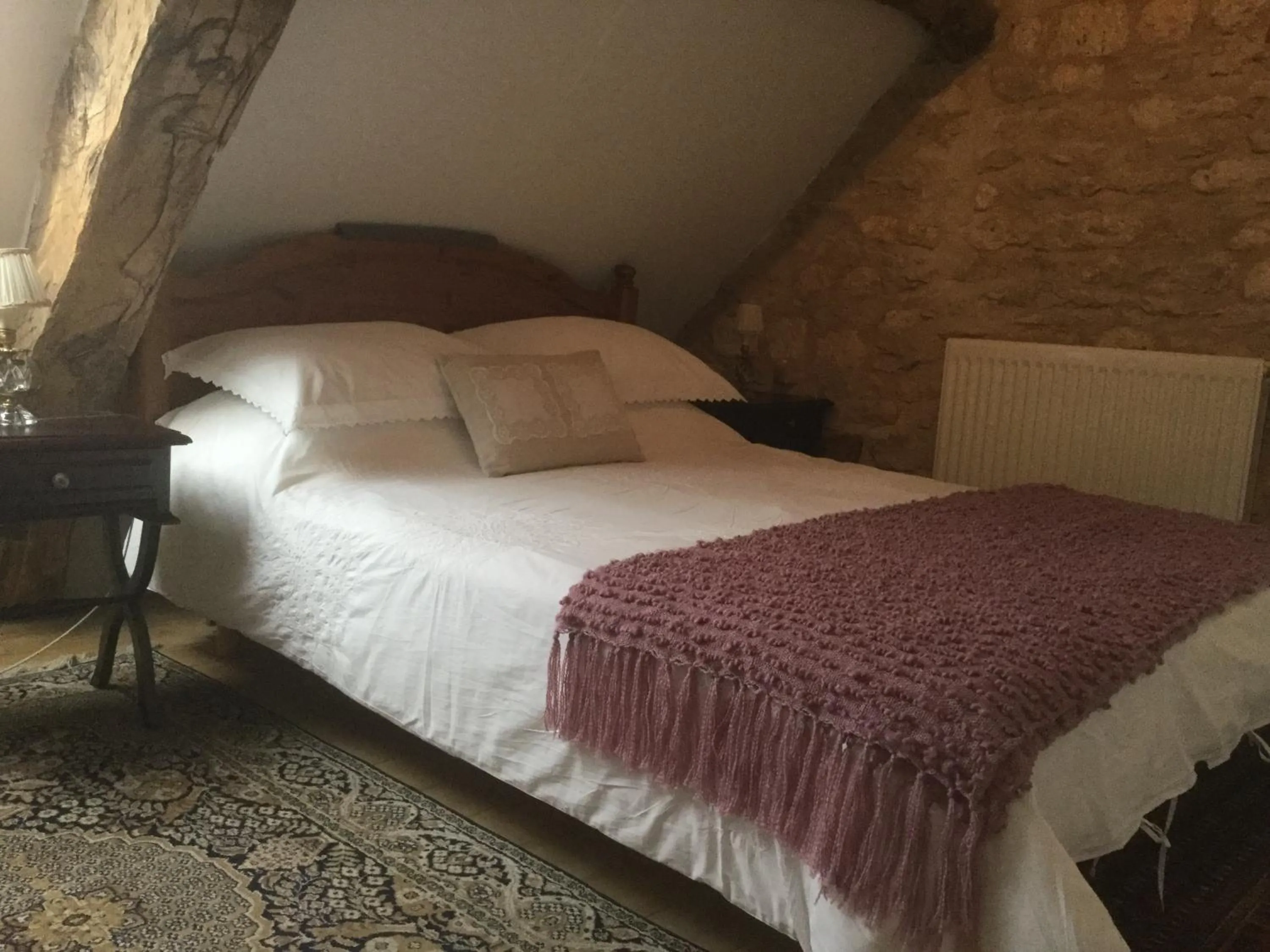 Bed in Pérard Chambres D’Hotes