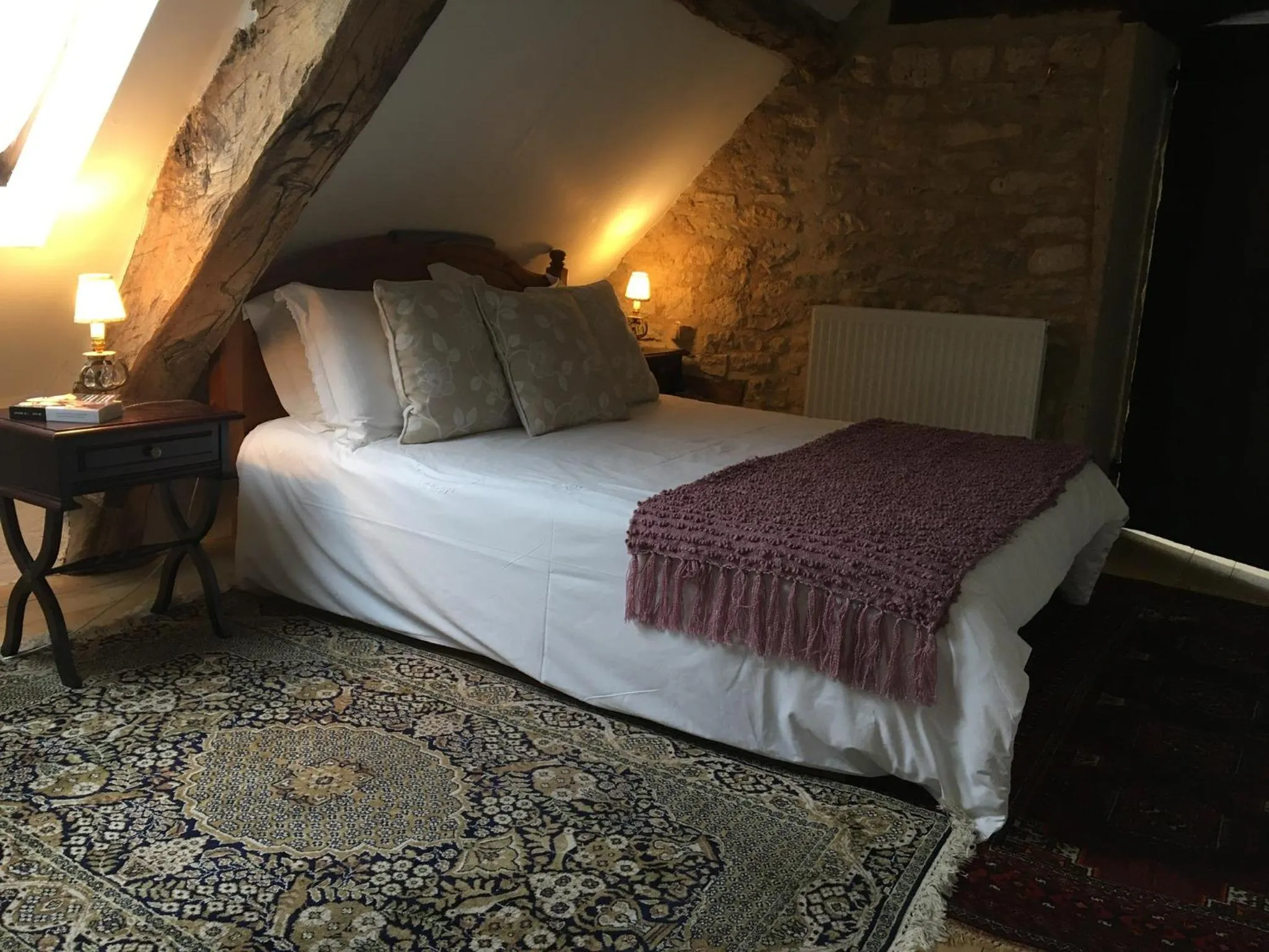 Bed in Pérard Chambres D’Hotes