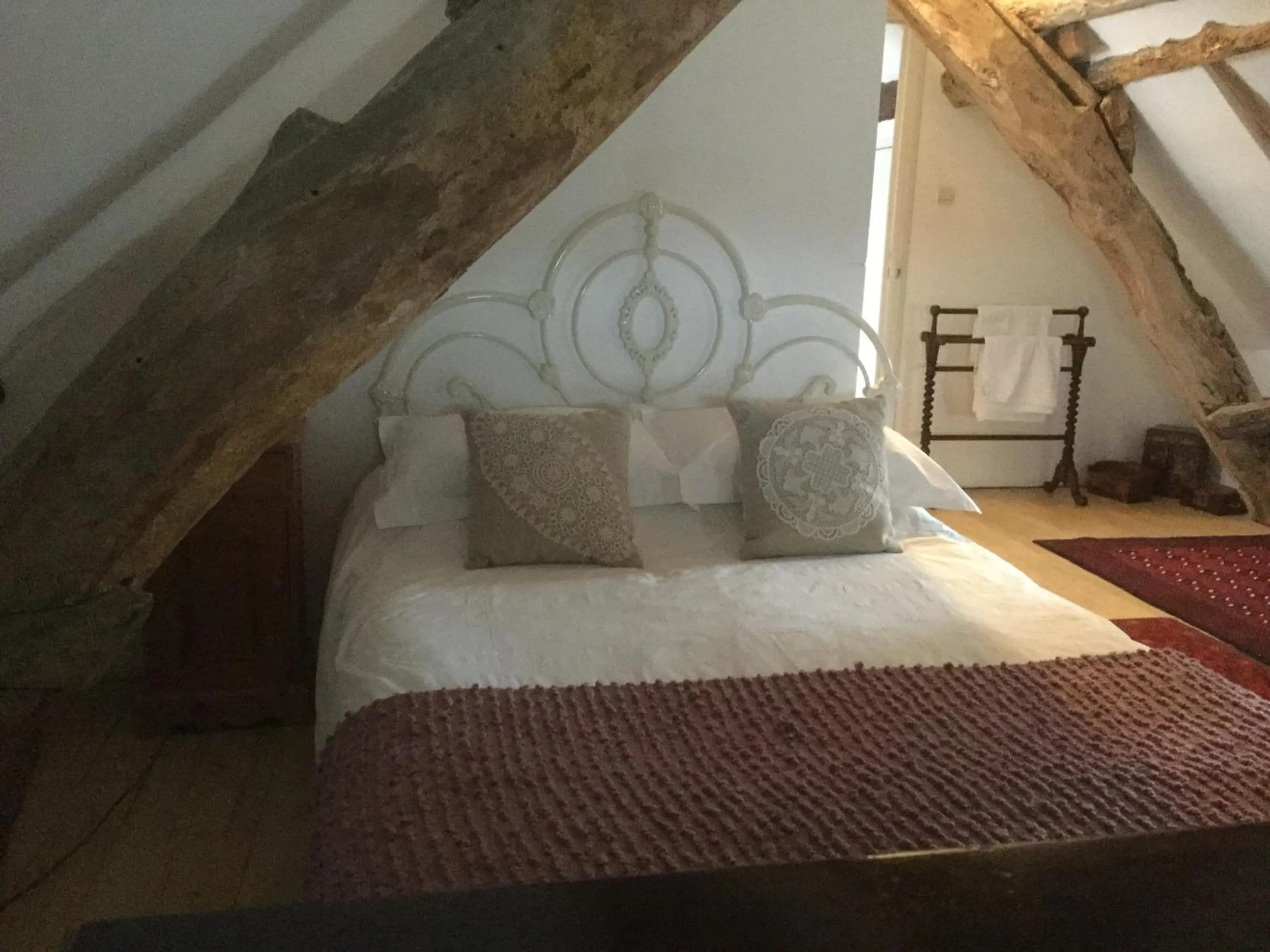 Bed in Pérard Chambres D’Hotes