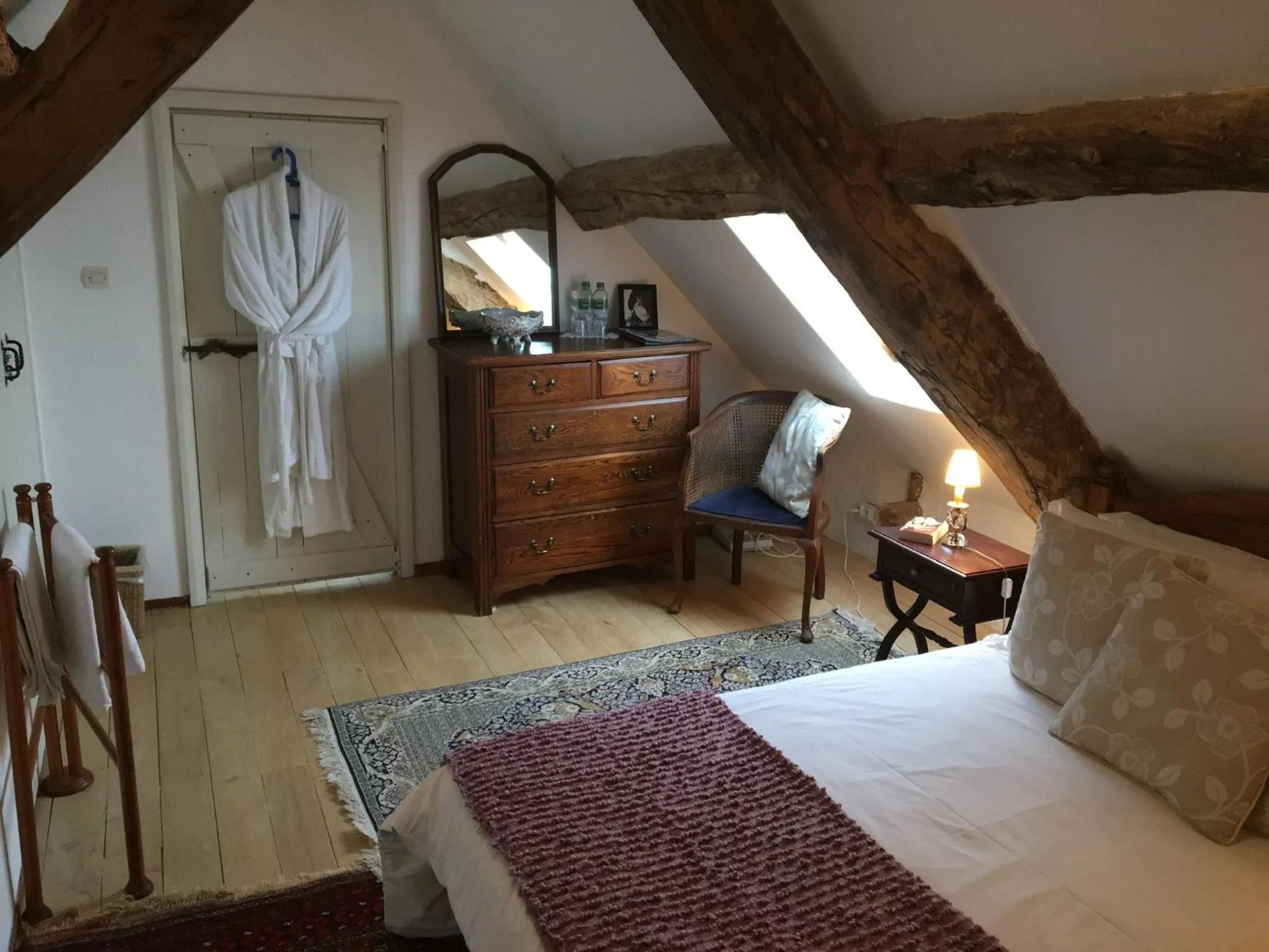 Bed in Pérard Chambres D’Hotes