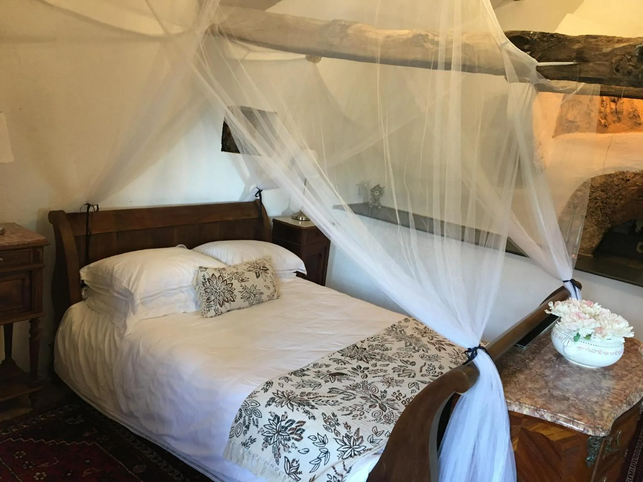 Bed in Pérard Chambres D’Hotes