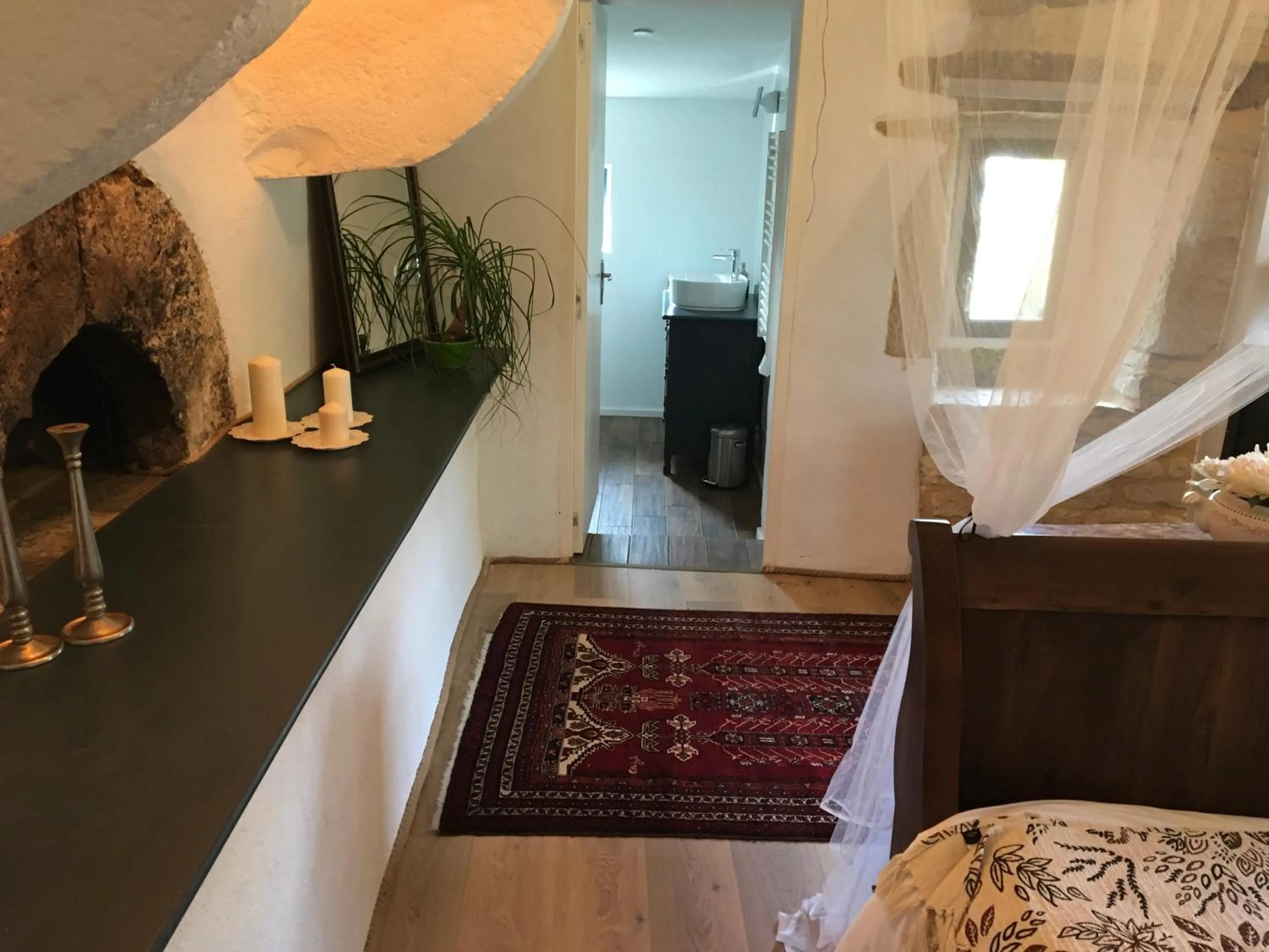 Kitchen or kitchenette in Pérard Chambres D’Hotes