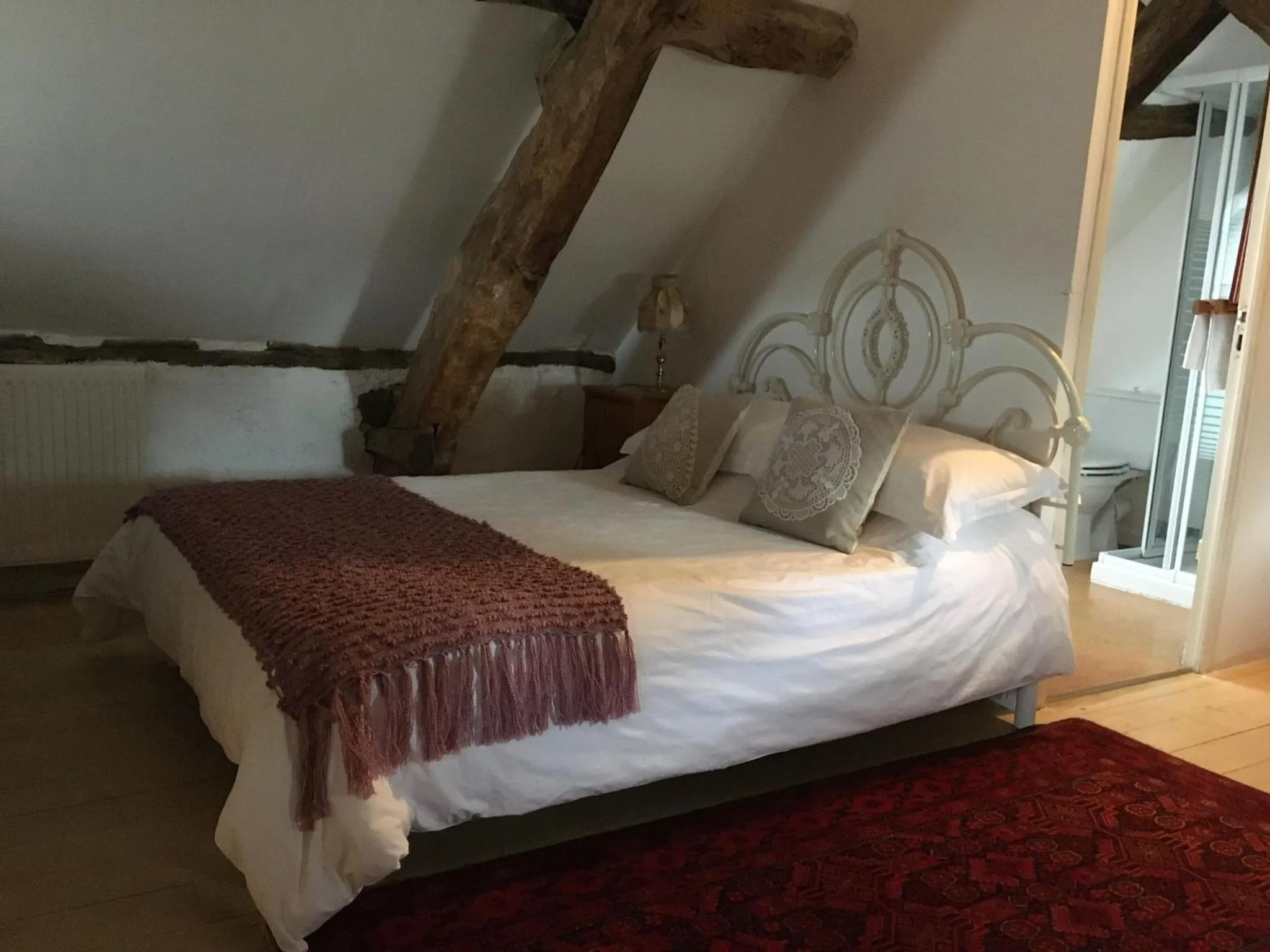 Bed in Pérard Chambres D’Hotes