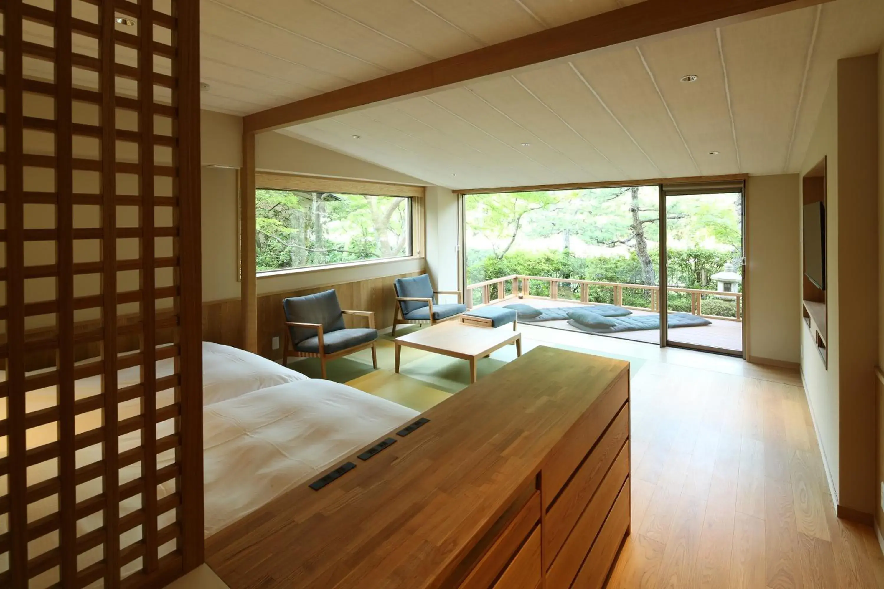 Twin Room with Terrace in Monjusou Twin Room with Terrace in Monjusou