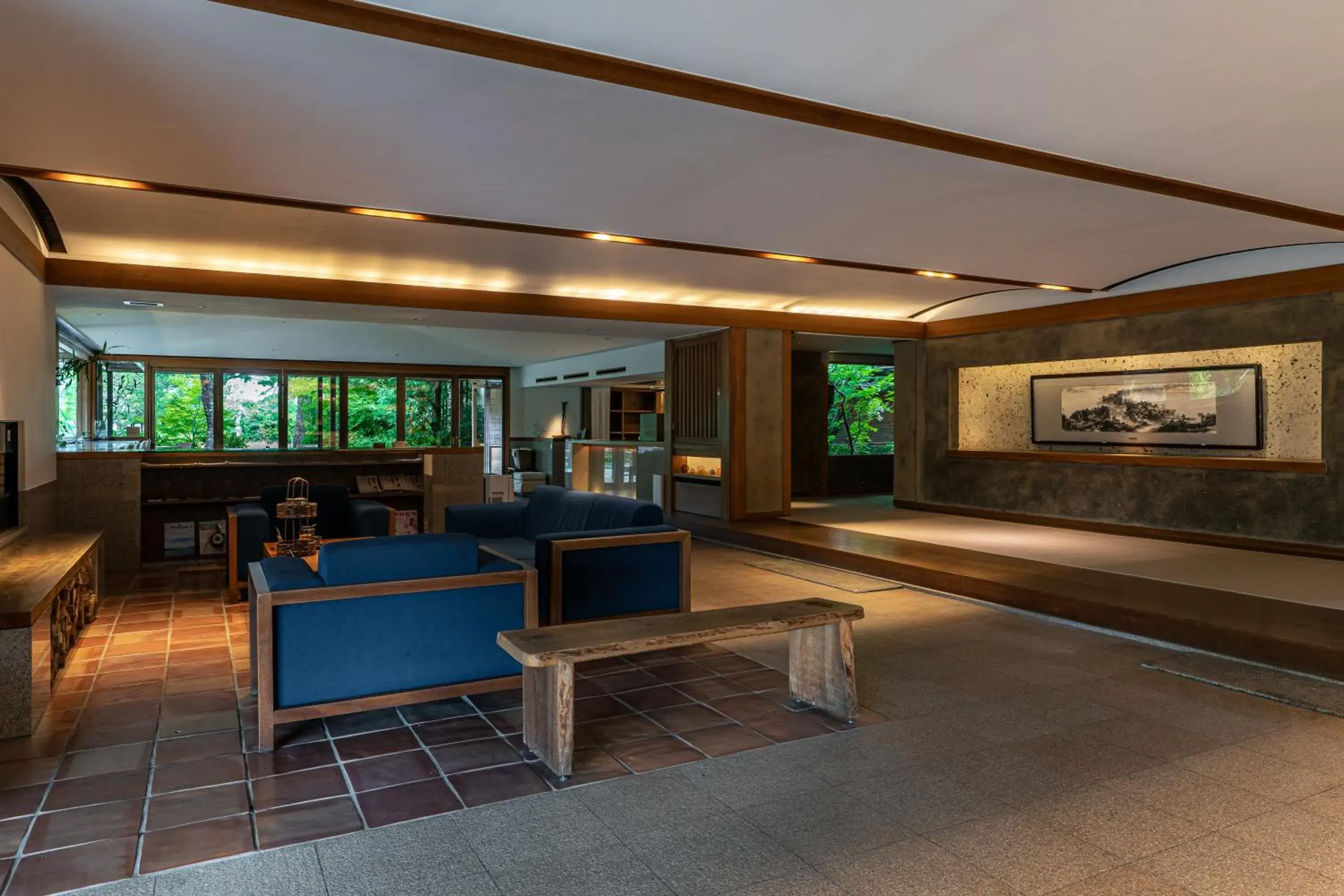 Lobby or reception in Monjusou Lobby or reception in Monjusou