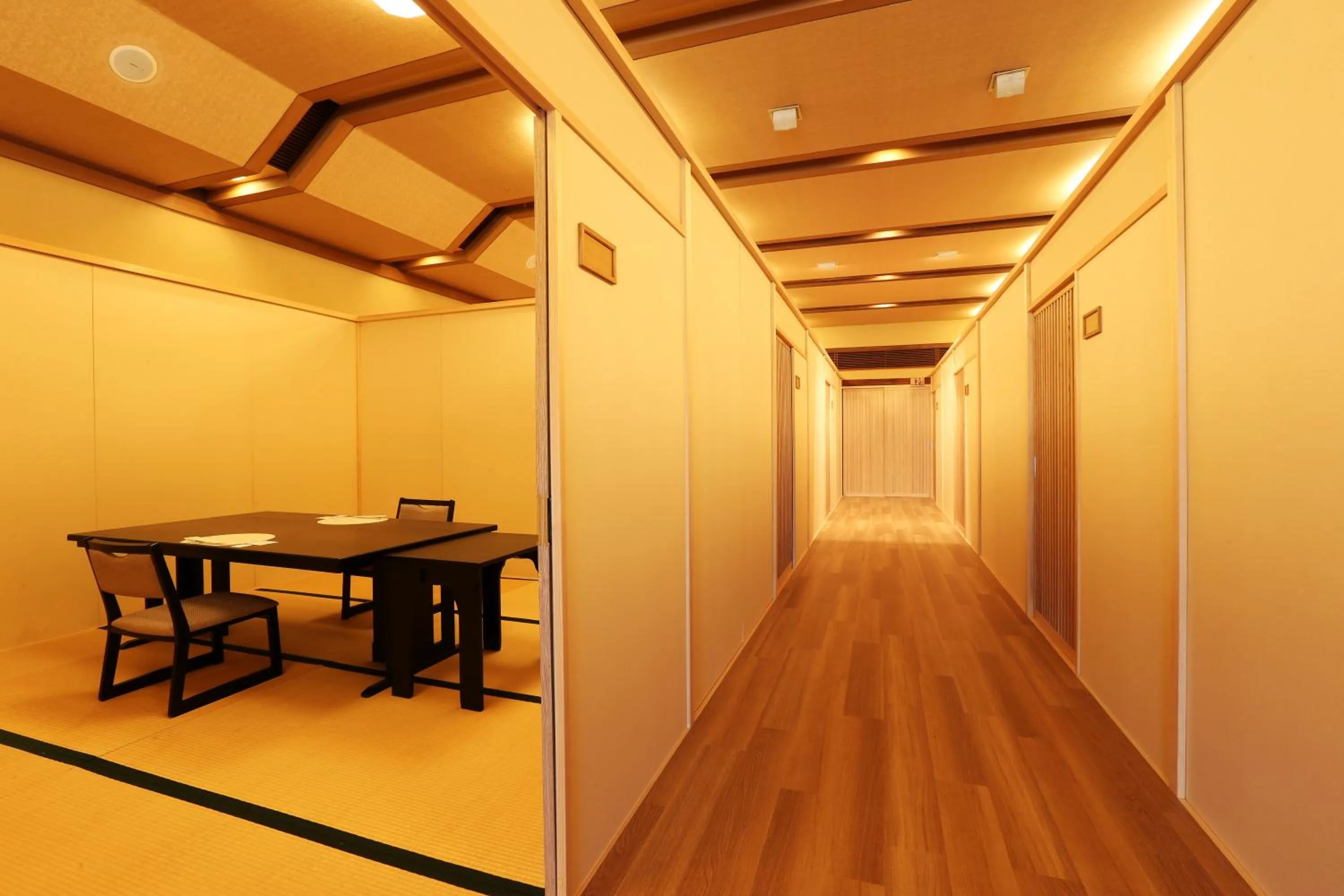 Dining area in Monjusou