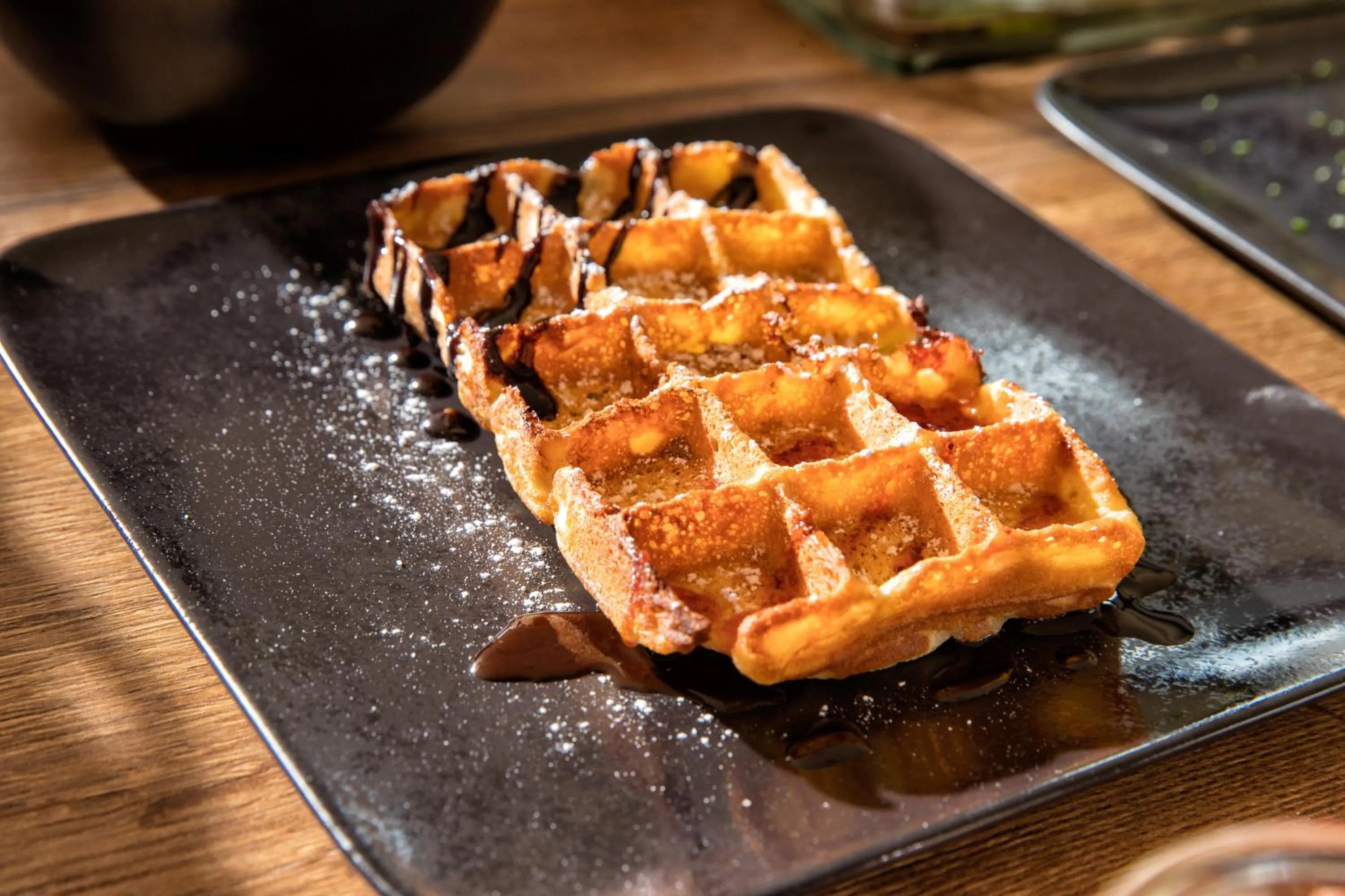 American breakfast in Hotel der Freiraum