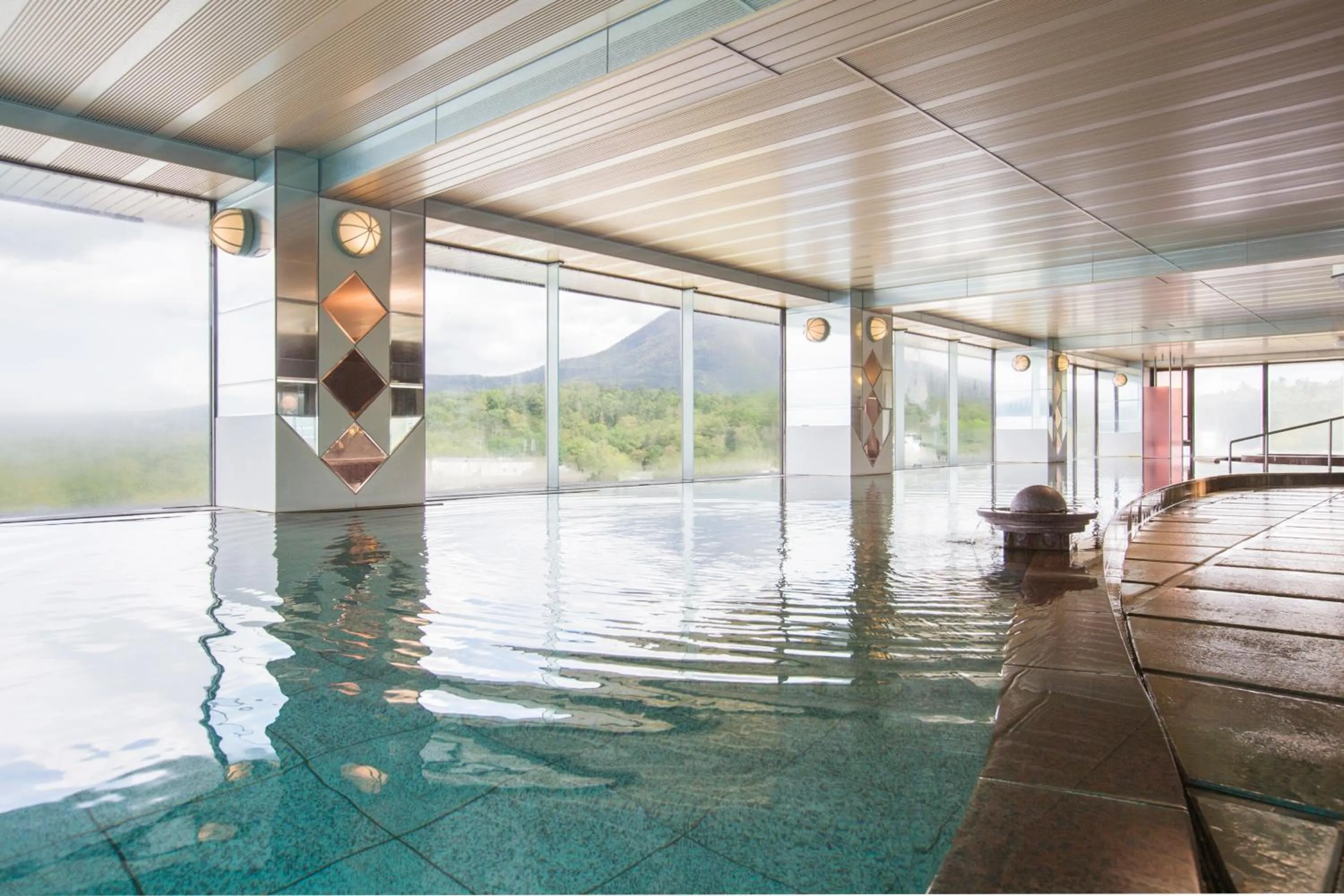 Hot Spring Bath in New Akan Hotel