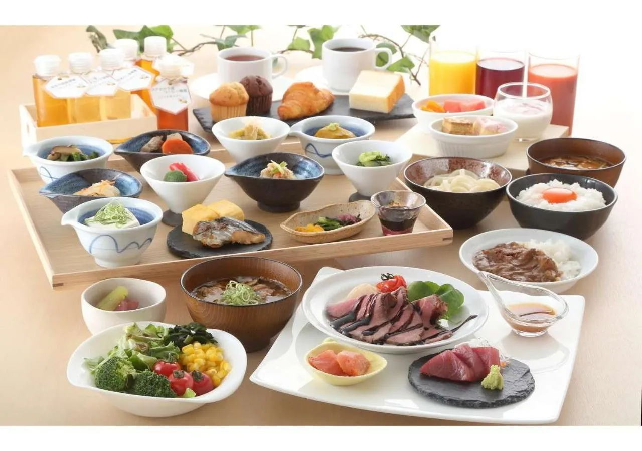Buffet breakfast in Hotel Binario Umeda