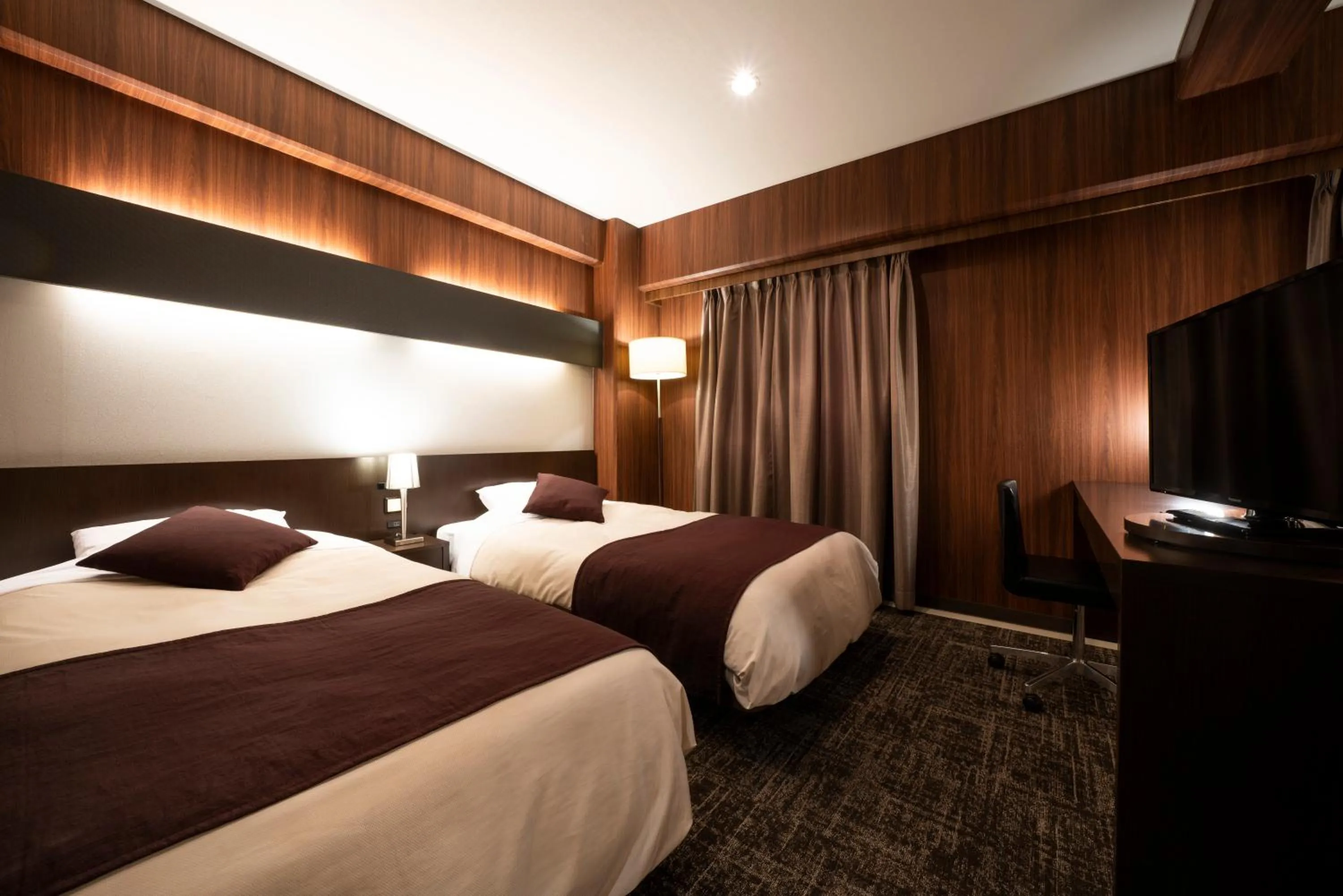 Bed in Hotel Binario Umeda