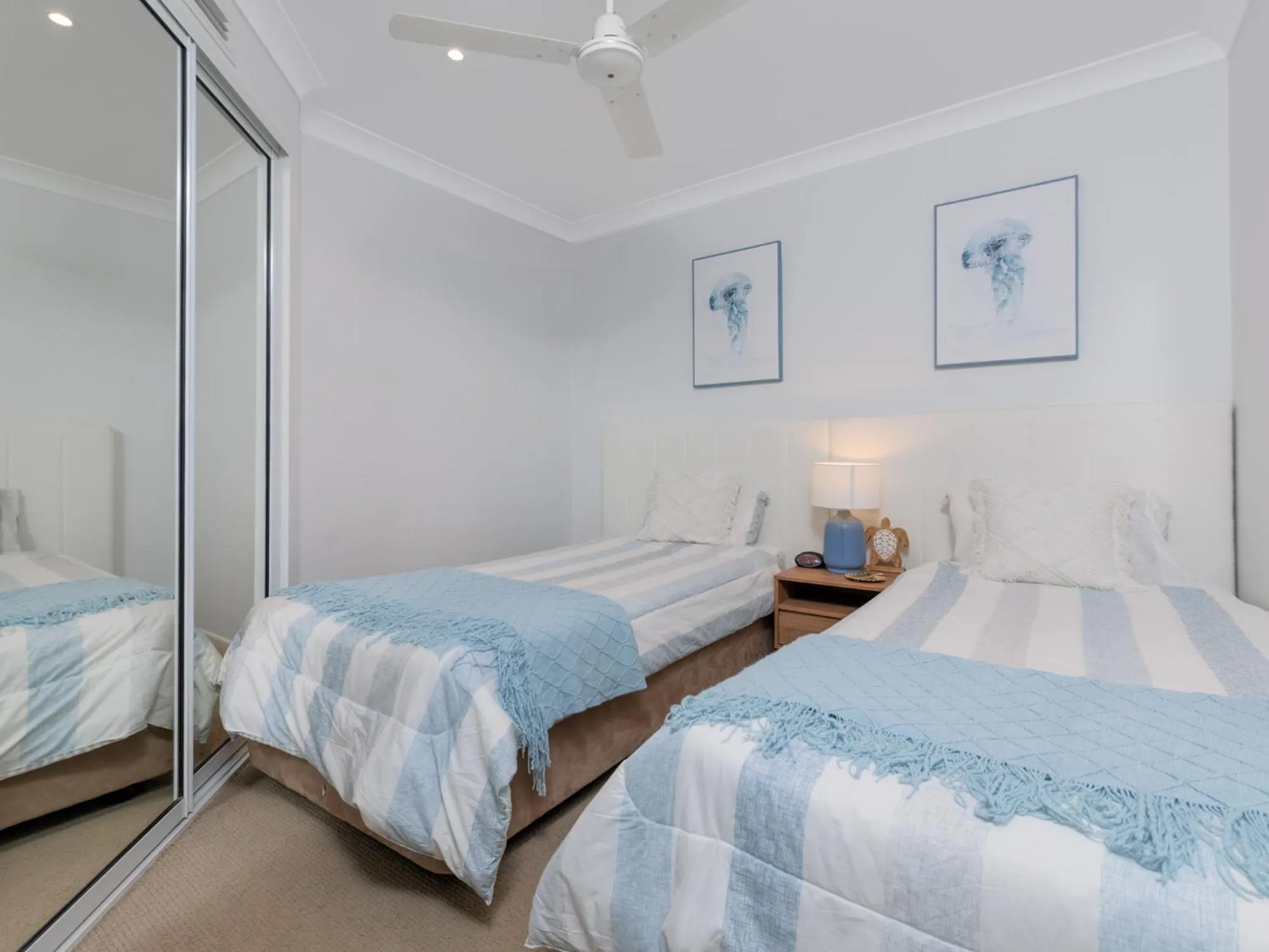 Bedroom, Bed in Koola Beach Apartments Bargara