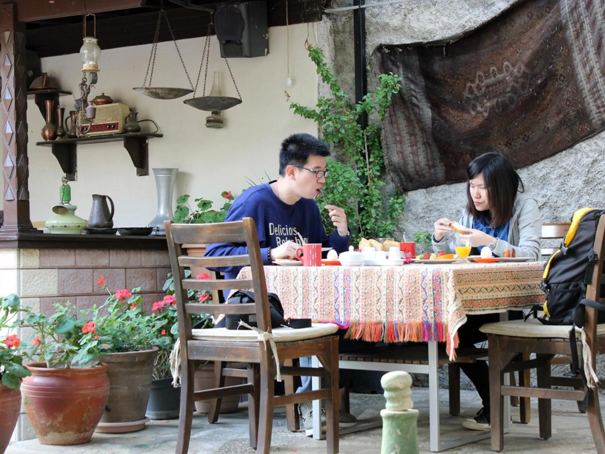 Dining area in Tuncay Pension