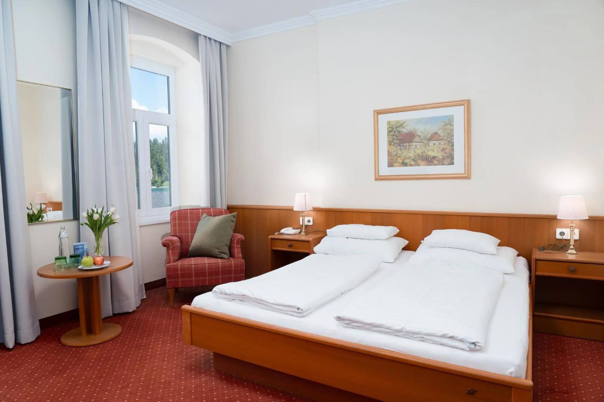 Bed in Inselhotel Faakersee