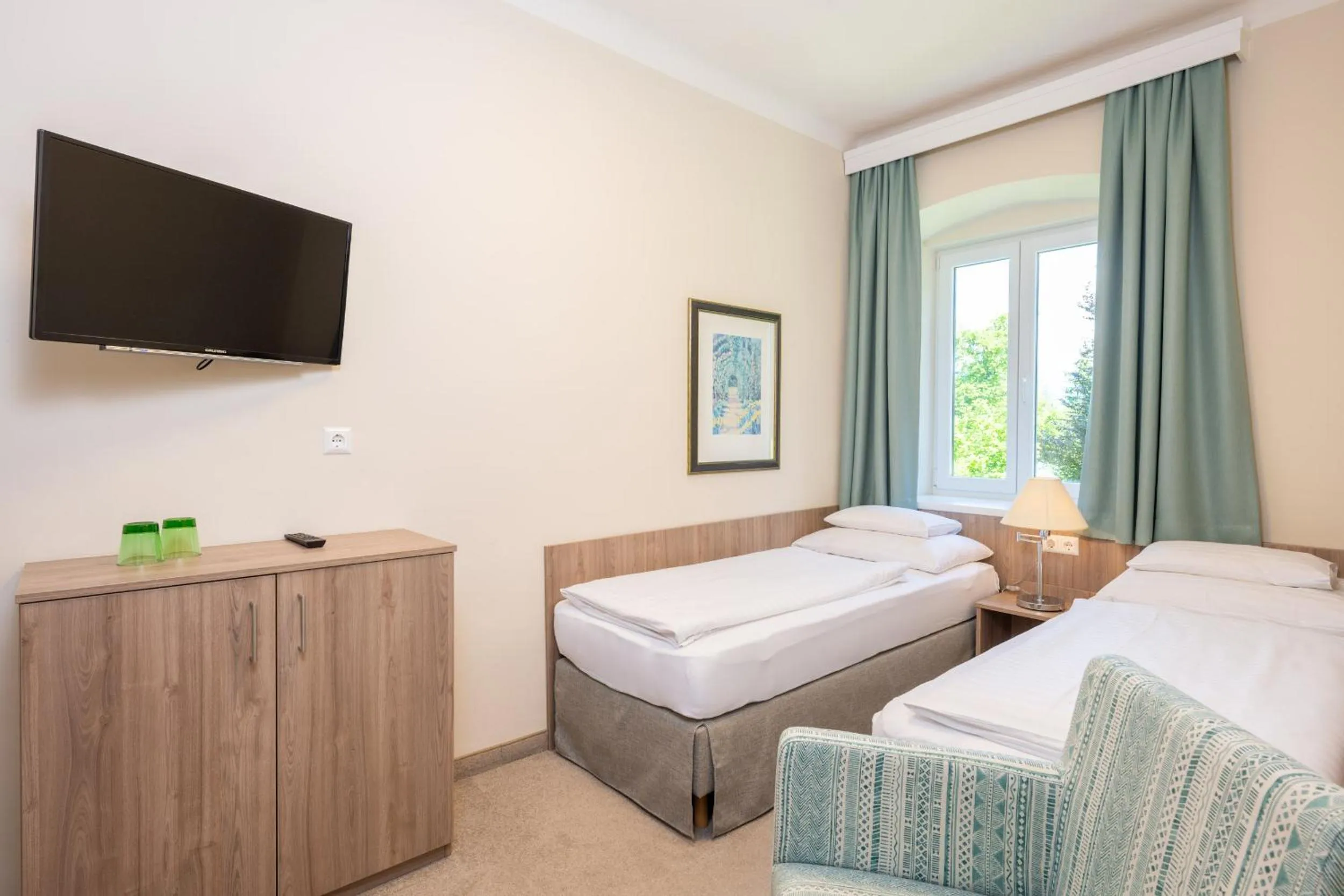 Bed in Inselhotel Faakersee