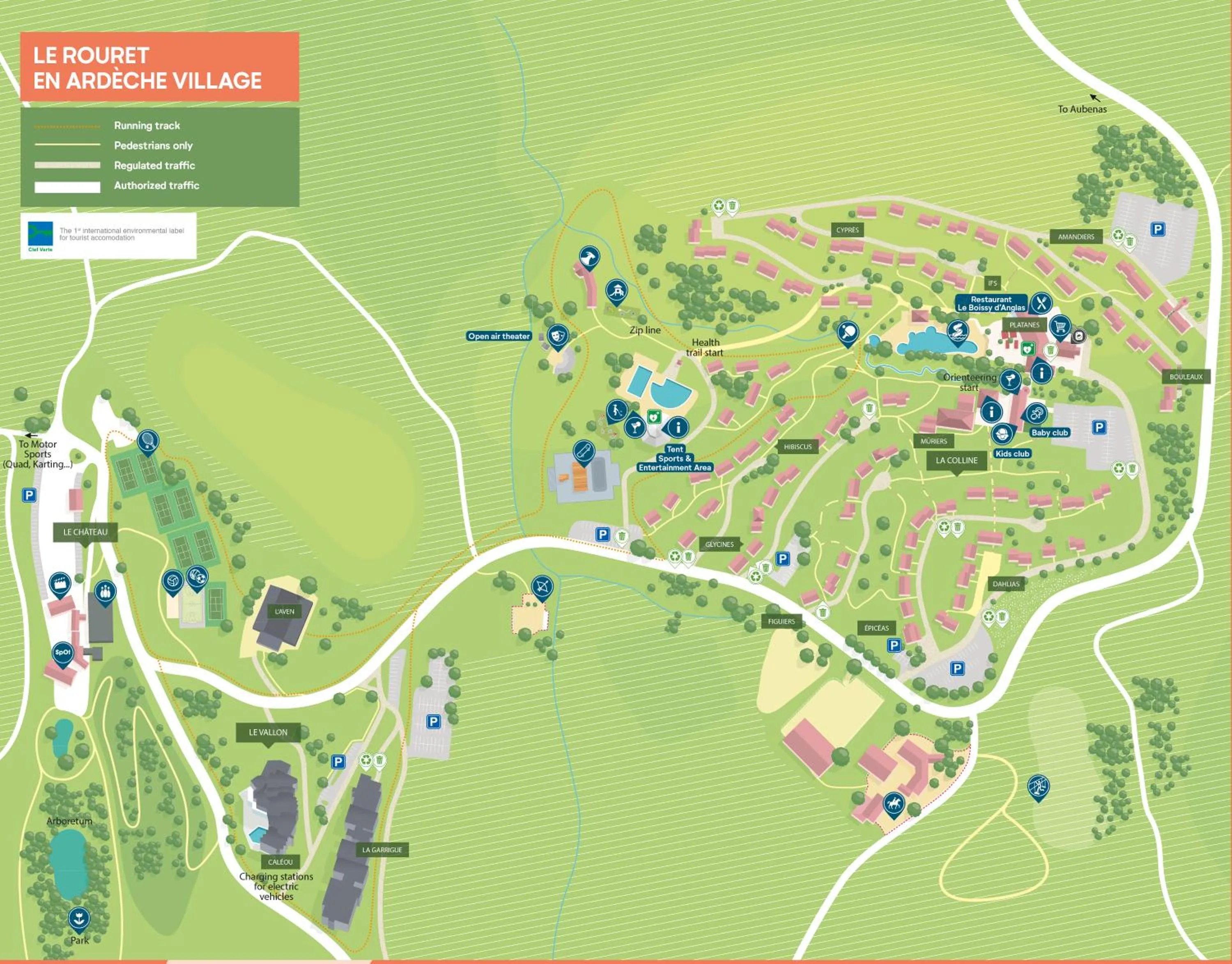 Bird's eye view in Village Pierre & Vacances Le Rouret