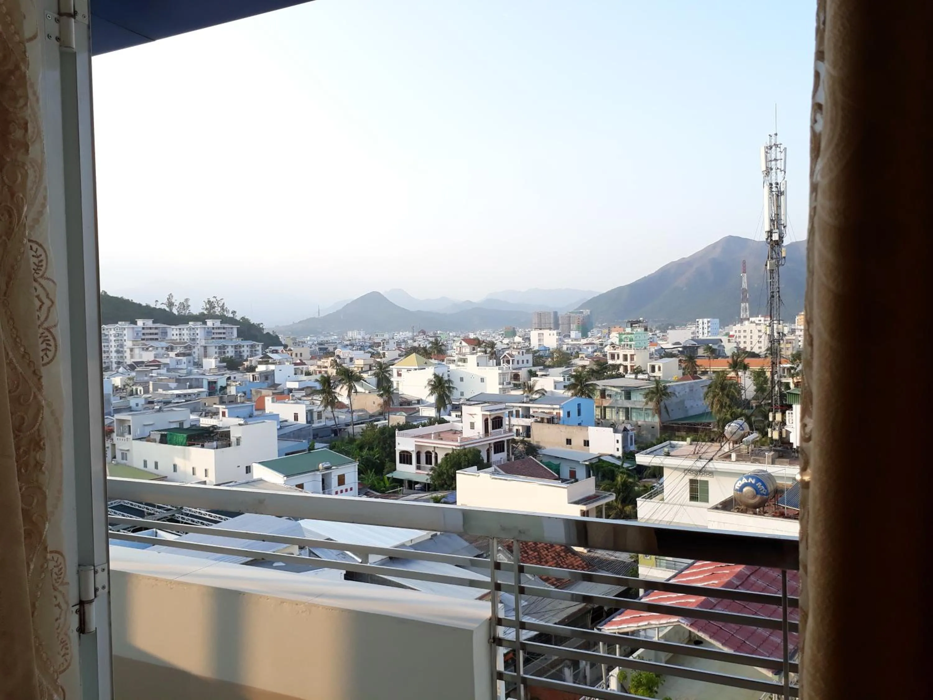 City view in DUY HUY hotel & apartment