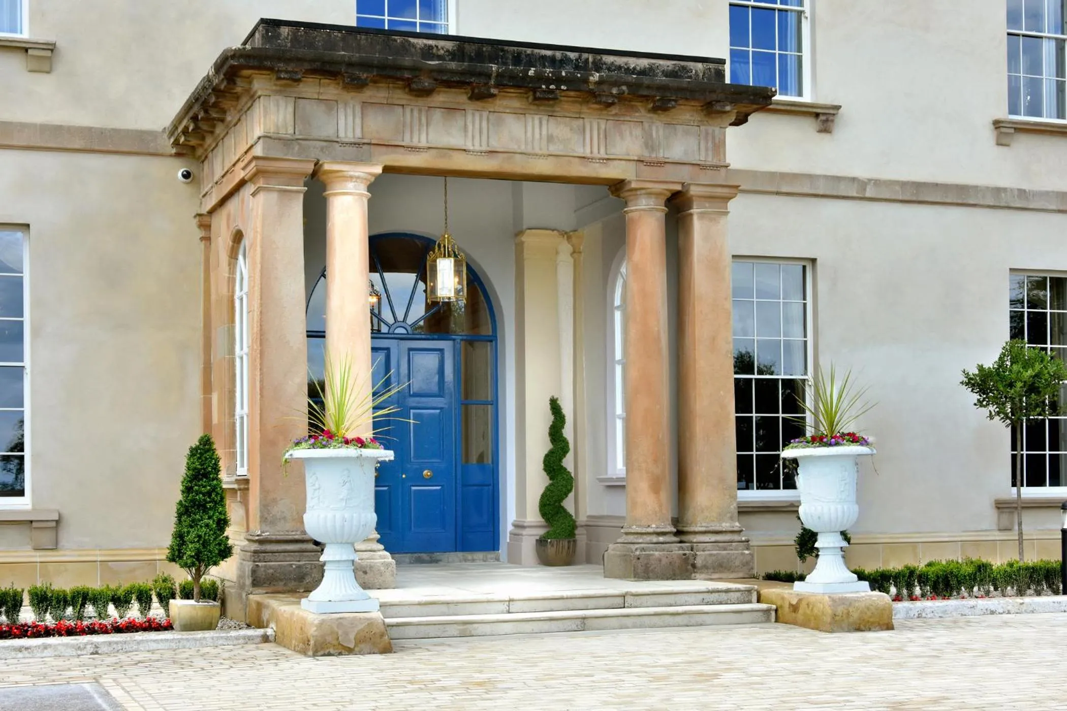 Facade/entrance in Rockhill House