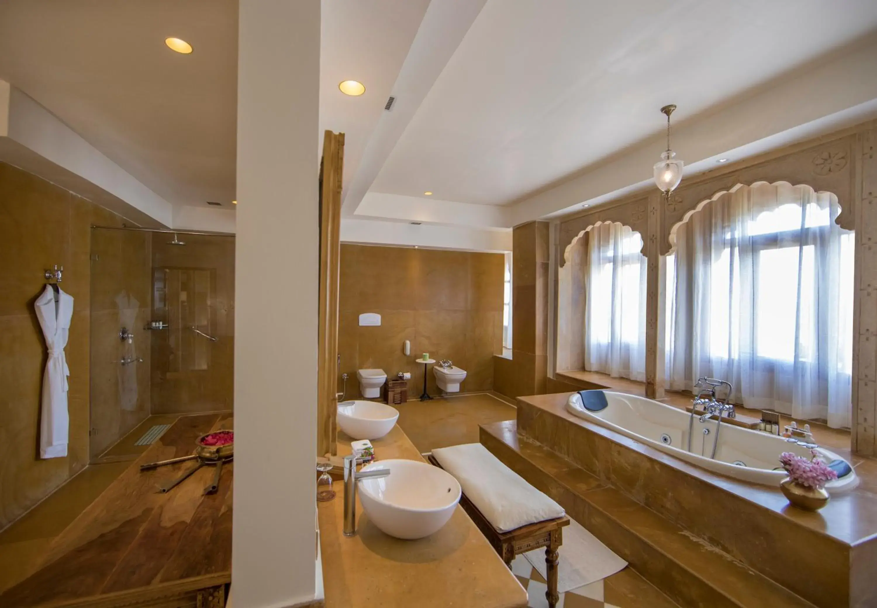 Bathroom in Suryagarh Jaisalmer Bathroom in Suryagarh Jaisalmer