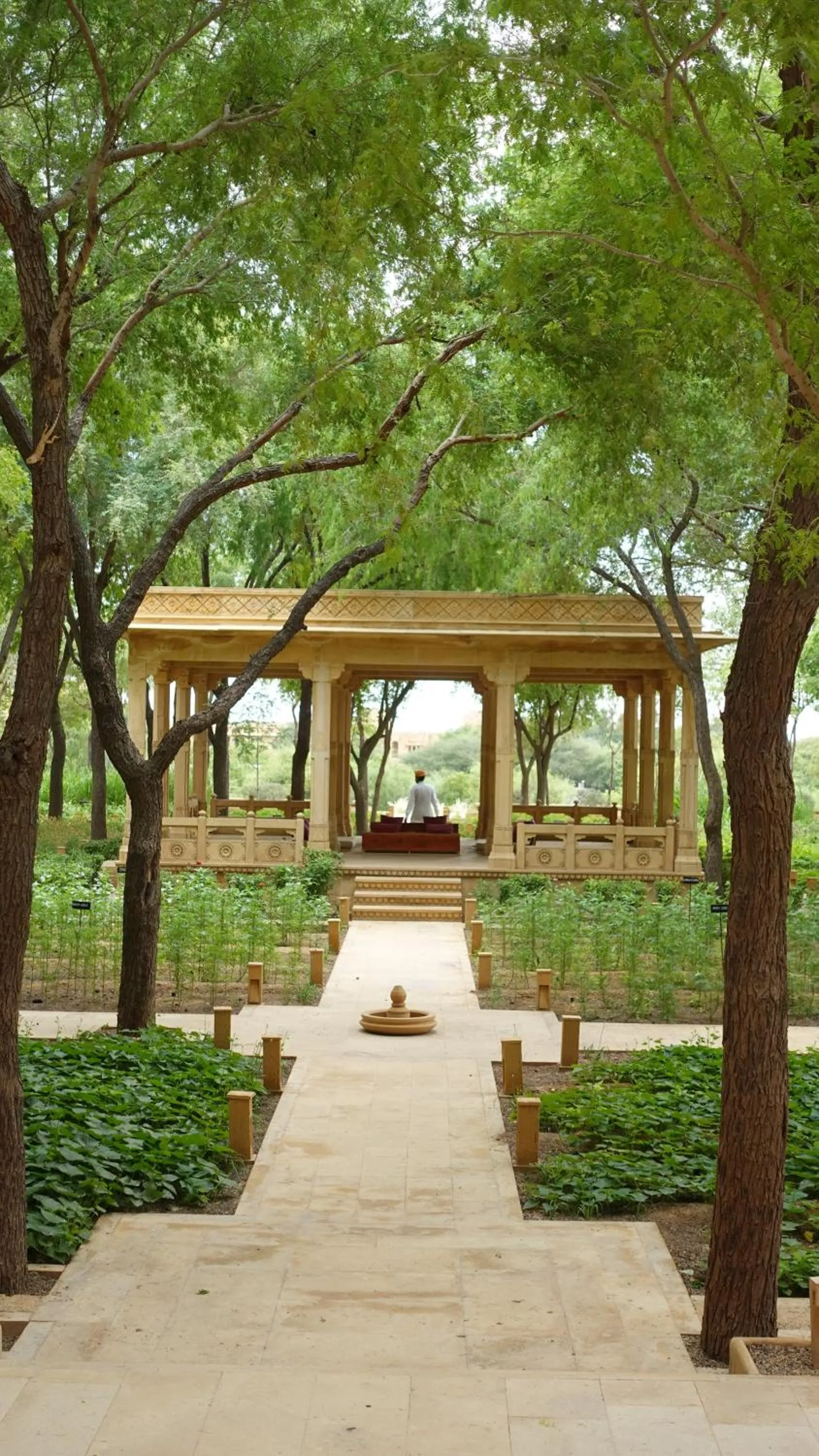Garden in Suryagarh Jaisalmer