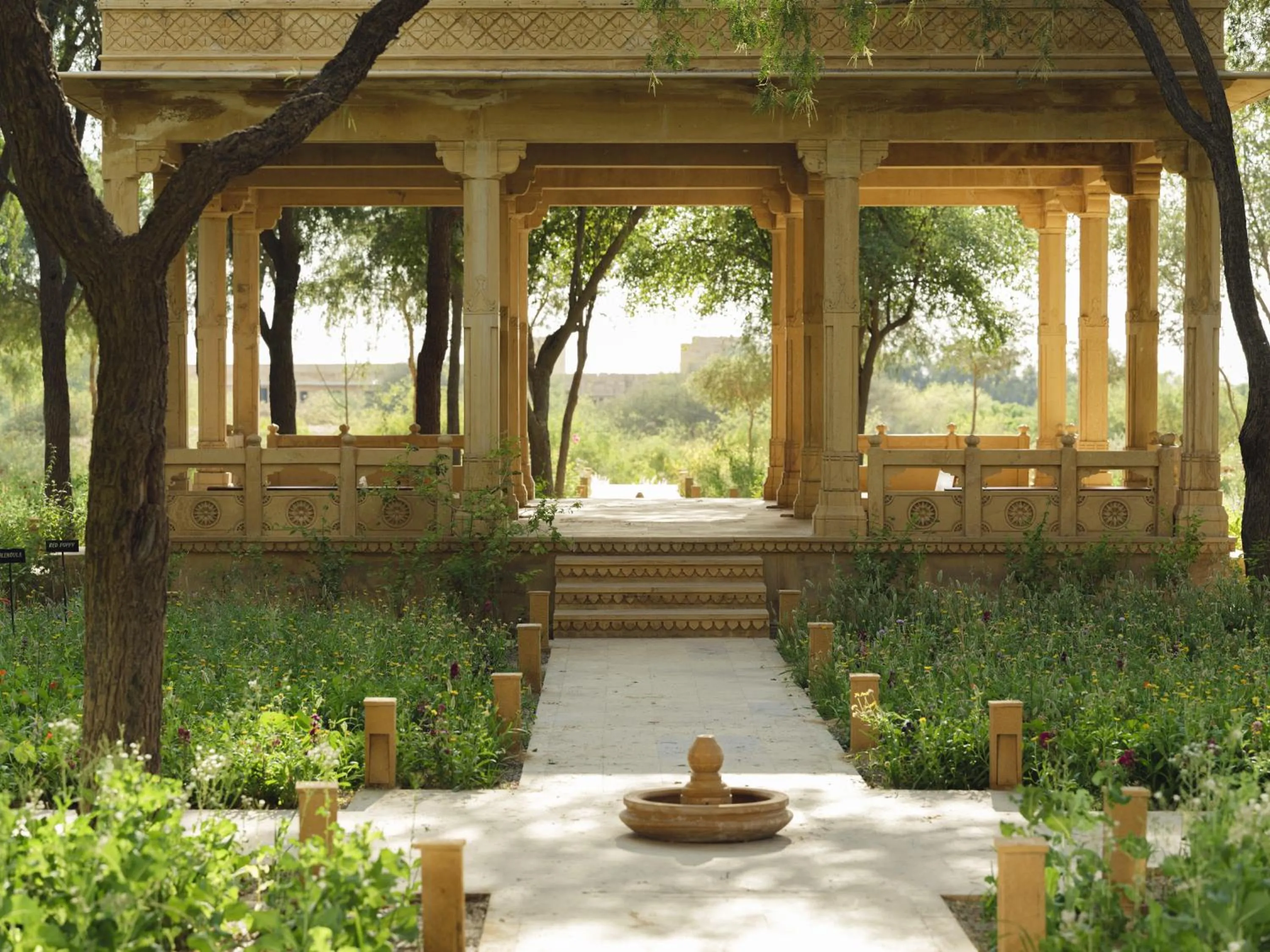 Garden in Suryagarh Jaisalmer