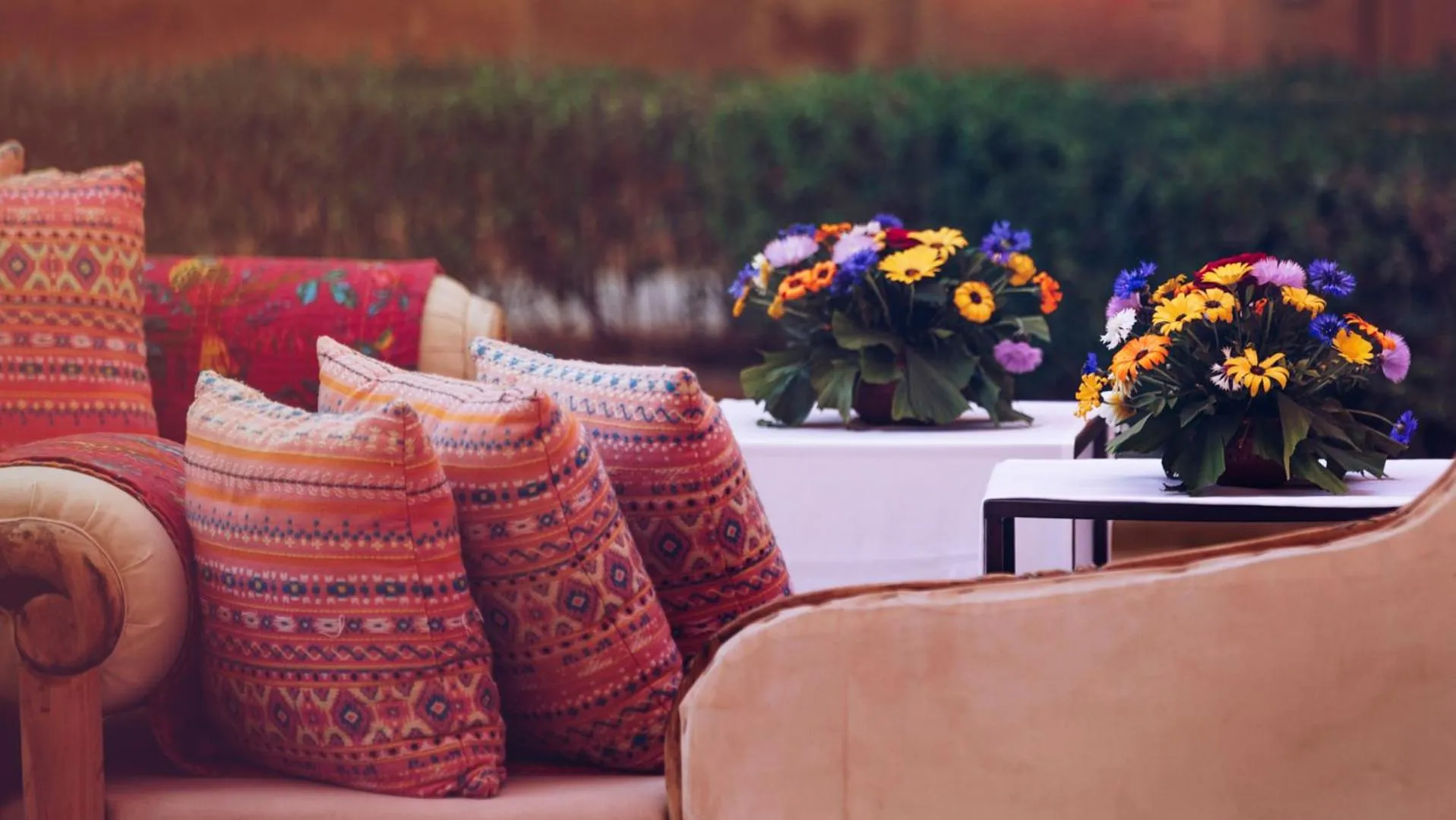 Seating area in Suryagarh Jaisalmer