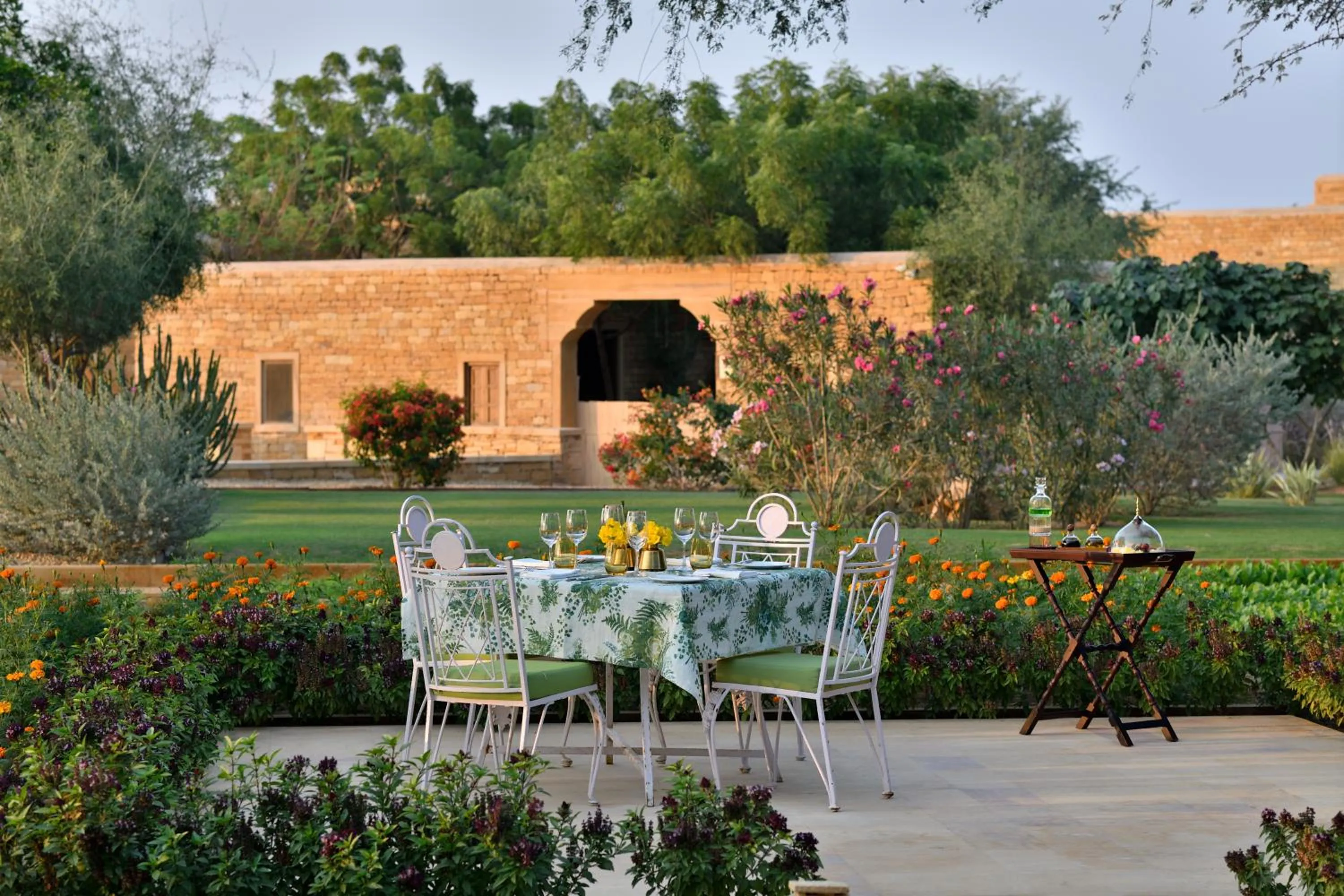 Garden in Suryagarh Jaisalmer