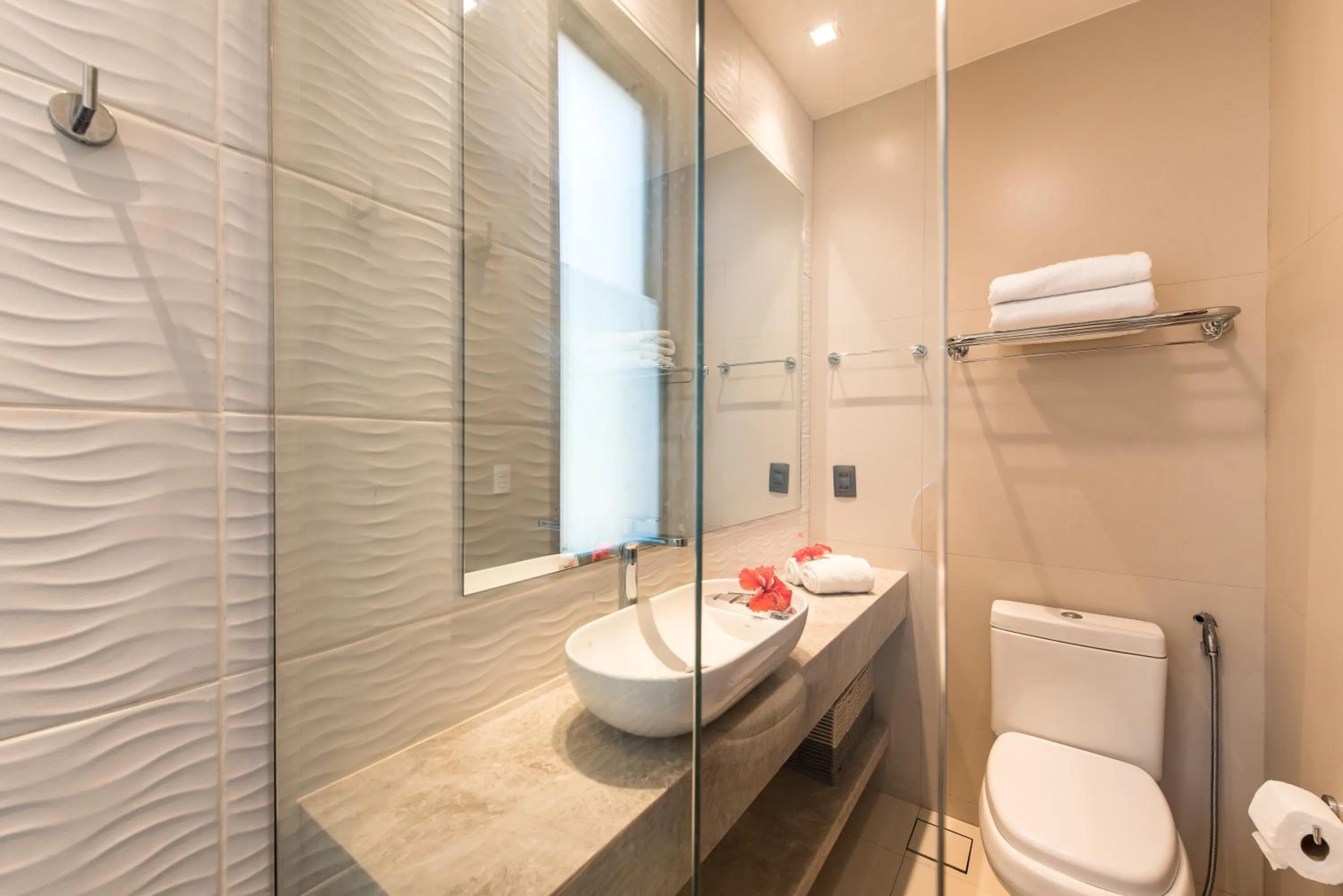 Bathroom in Pousada Corveta